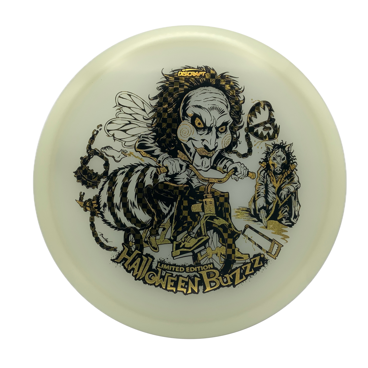 Discraft Buzzz - 2026 MEGA GLO Halloween Mega Glo #5 - 170-172 - Astro Discs TX - Houston Disc Golf