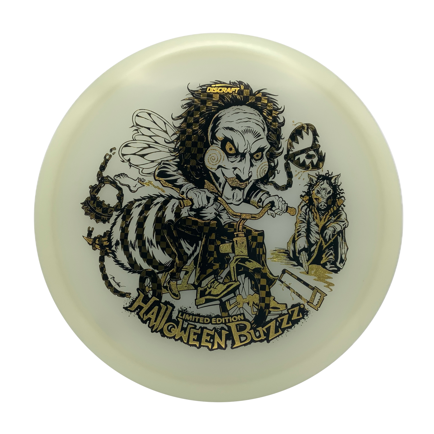 Discraft Buzzz - 2026 MEGA GLO Halloween Mega Glo #6 - 170-172 - Astro Discs TX - Houston Disc Golf