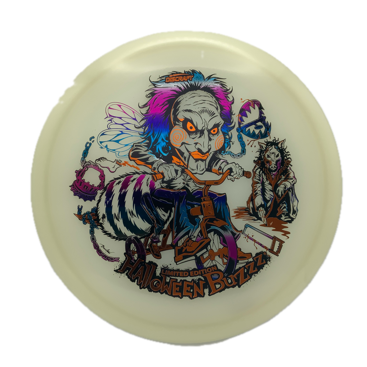 Discraft Buzzz - 2026 MEGA GLO Halloween Mega Glo #8 - 177+ - Astro Discs TX - Houston Disc Golf