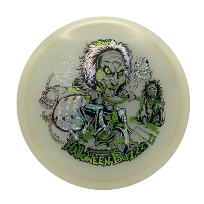 Discraft Buzzz - 2026 MEGA GLO Halloween Mega Glo #18 - 177+ - Astro Discs TX - Houston Disc Golf