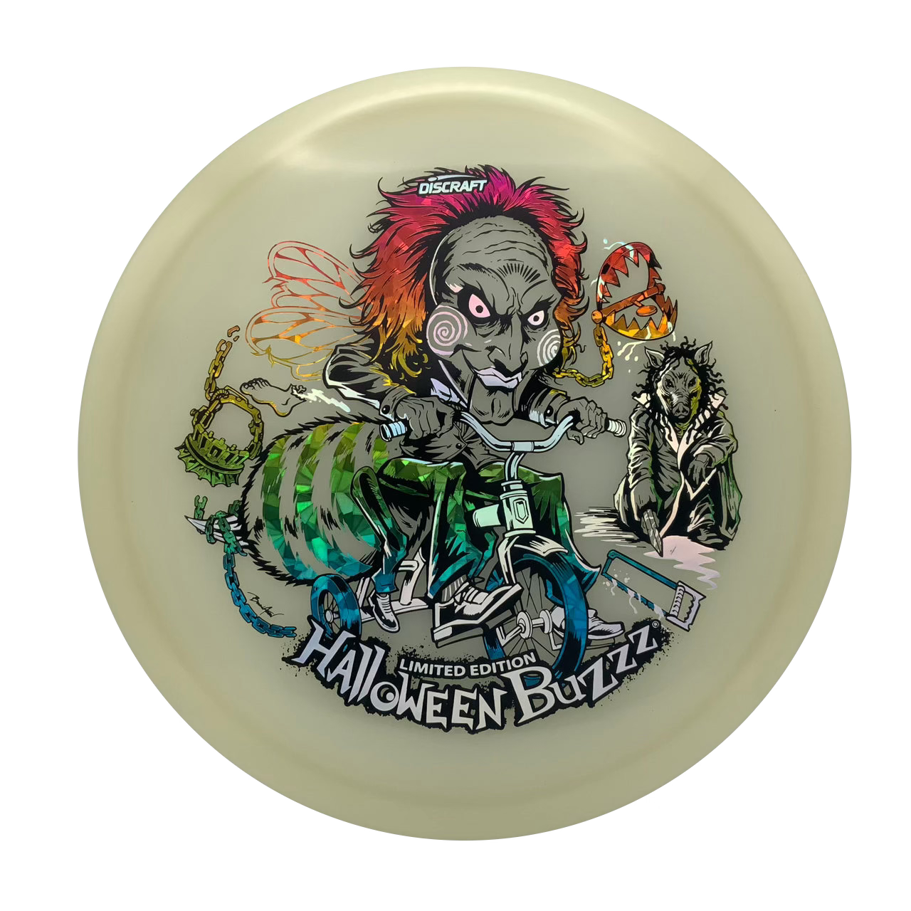 Discraft Buzzz - 2026 MEGA GLO Halloween Mega Glo #19 - 177+ - Astro Discs TX - Houston Disc Golf