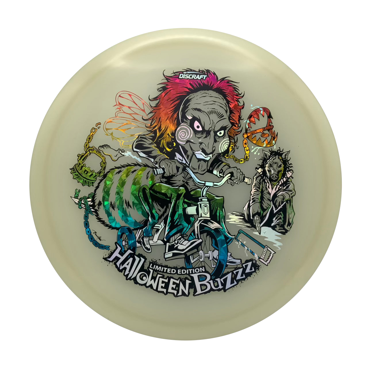 Discraft Buzzz - 2026 MEGA GLO Halloween Mega Glo #20 - 177+ - Astro Discs TX - Houston Disc Golf