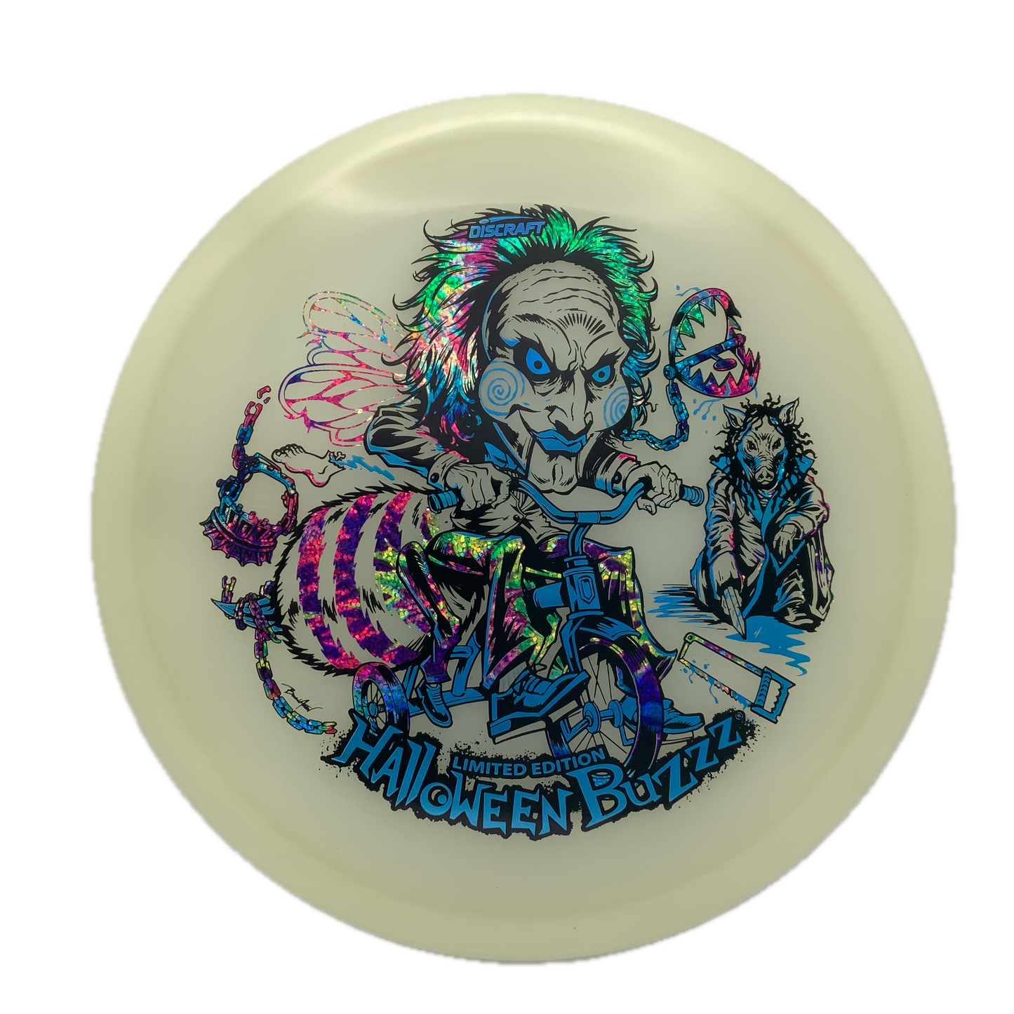 Discraft Buzzz - 2026 MEGA GLO Halloween Mega Glo #21 - 177+ - Astro Discs TX - Houston Disc Golf