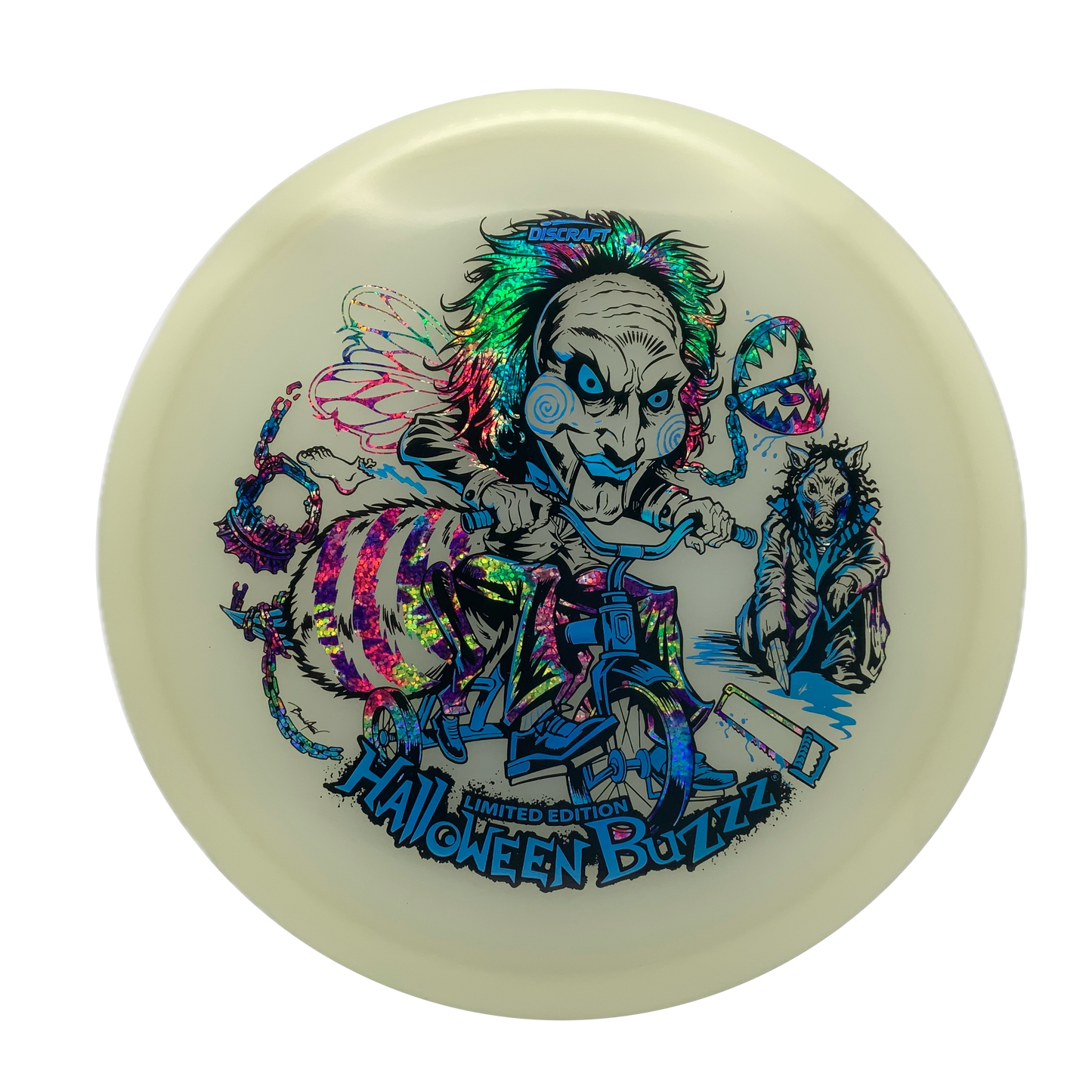 Discraft Buzzz - 2026 MEGA GLO Halloween Mega Glo #22 - 177+ - Astro Discs TX - Houston Disc Golf