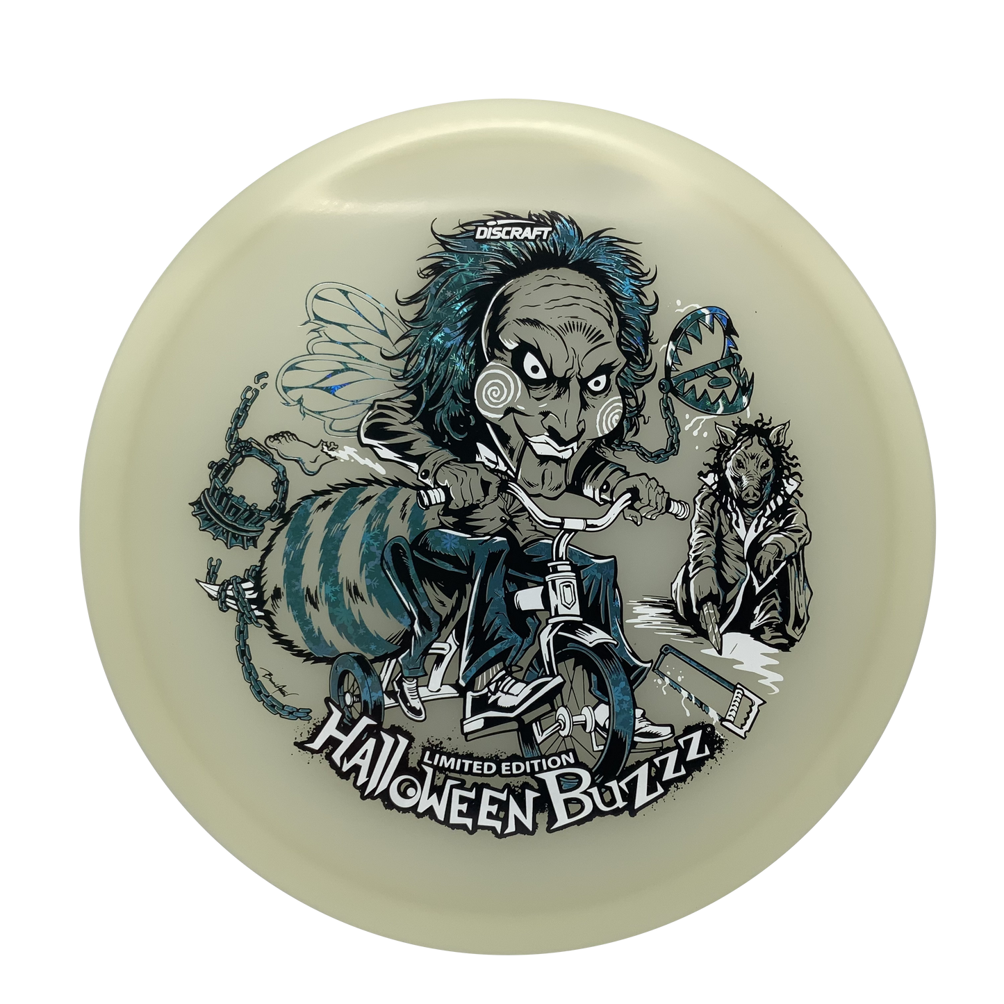 Discraft Buzzz - 2026 MEGA GLO Halloween Mega Glo #23 - 177+ - Astro Discs TX - Houston Disc Golf