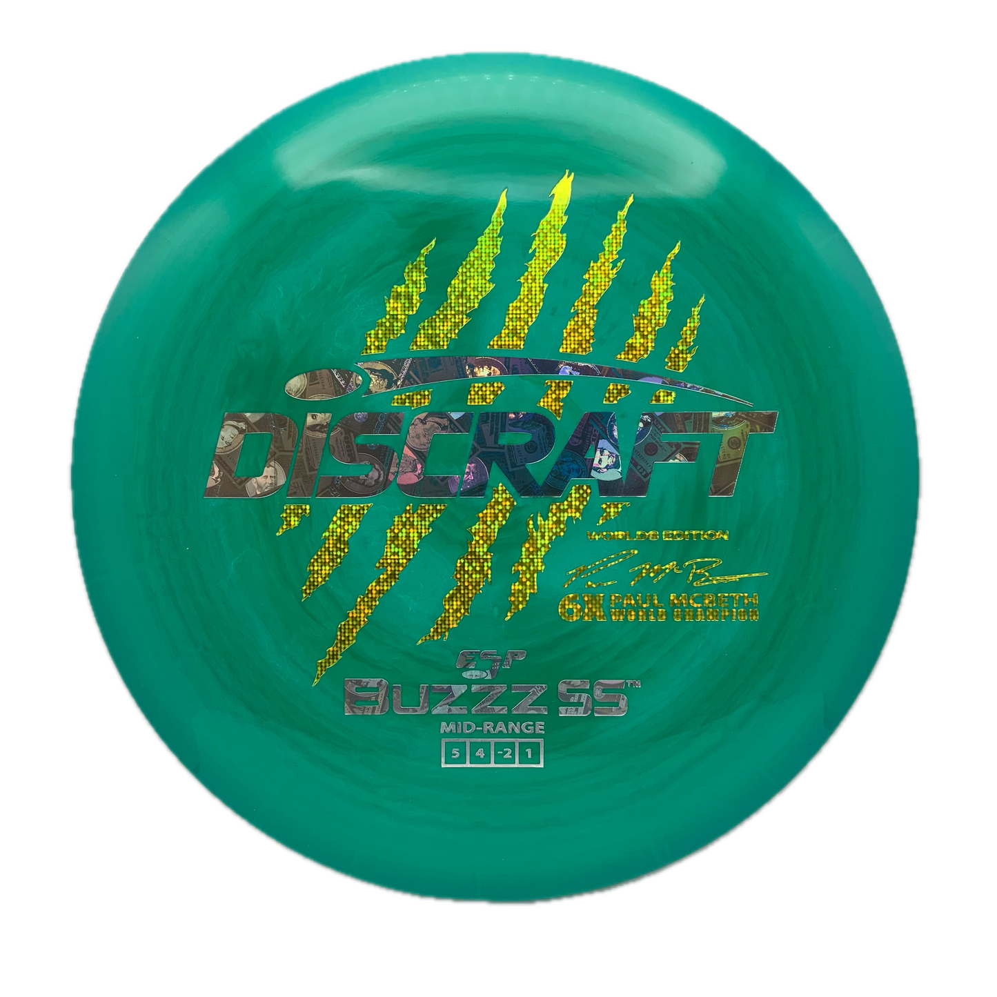 Discraft Buzzz SS - 2026 Worlds McBeth ESP #5 - 173-174 - Astro Discs TX - Houston Disc Golf