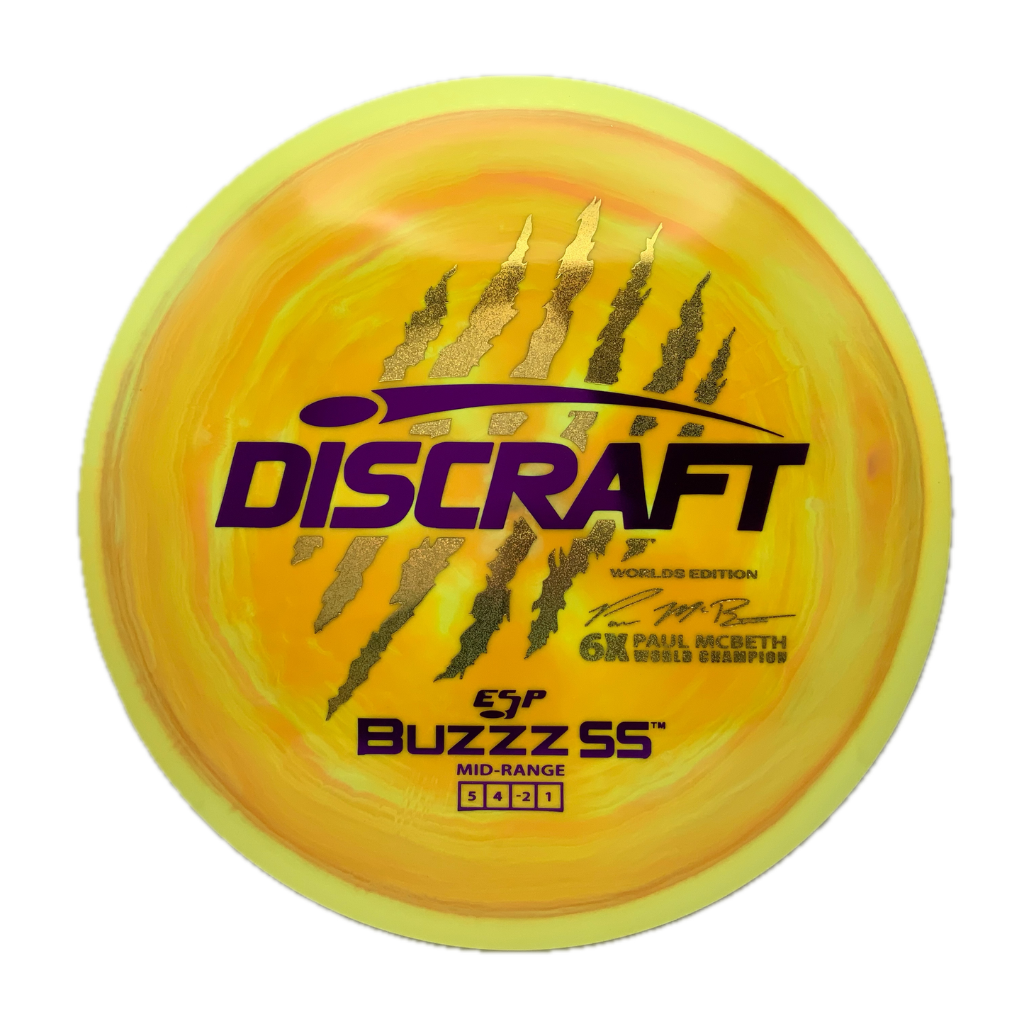 Discraft Buzzz SS - 2026 Worlds McBeth ESP #24 - 178 - Astro Discs TX - Houston Disc Golf