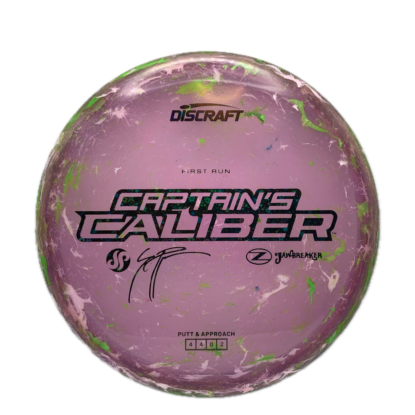 Discraft Captain's Caliber - Seppo Paju First Run Z Jawbreaker Z Jawbreaker #4 - 173-174 - Astro Discs TX - Houston Disc Golf