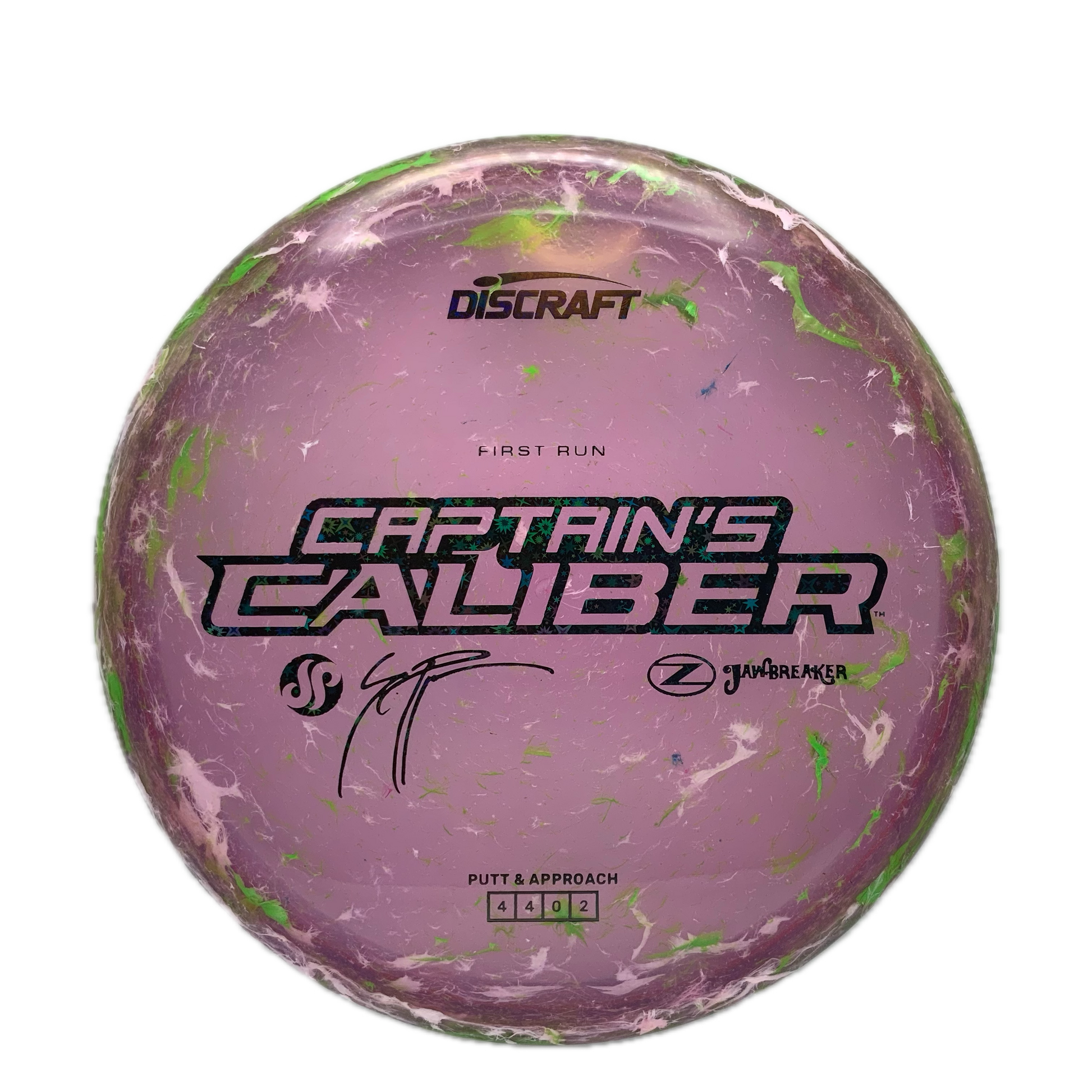 Discraft Captain's Caliber - Seppo Paju First Run Z Jawbreaker Z Jawbreaker #4 - 173-174 - Astro Discs TX - Houston Disc Golf