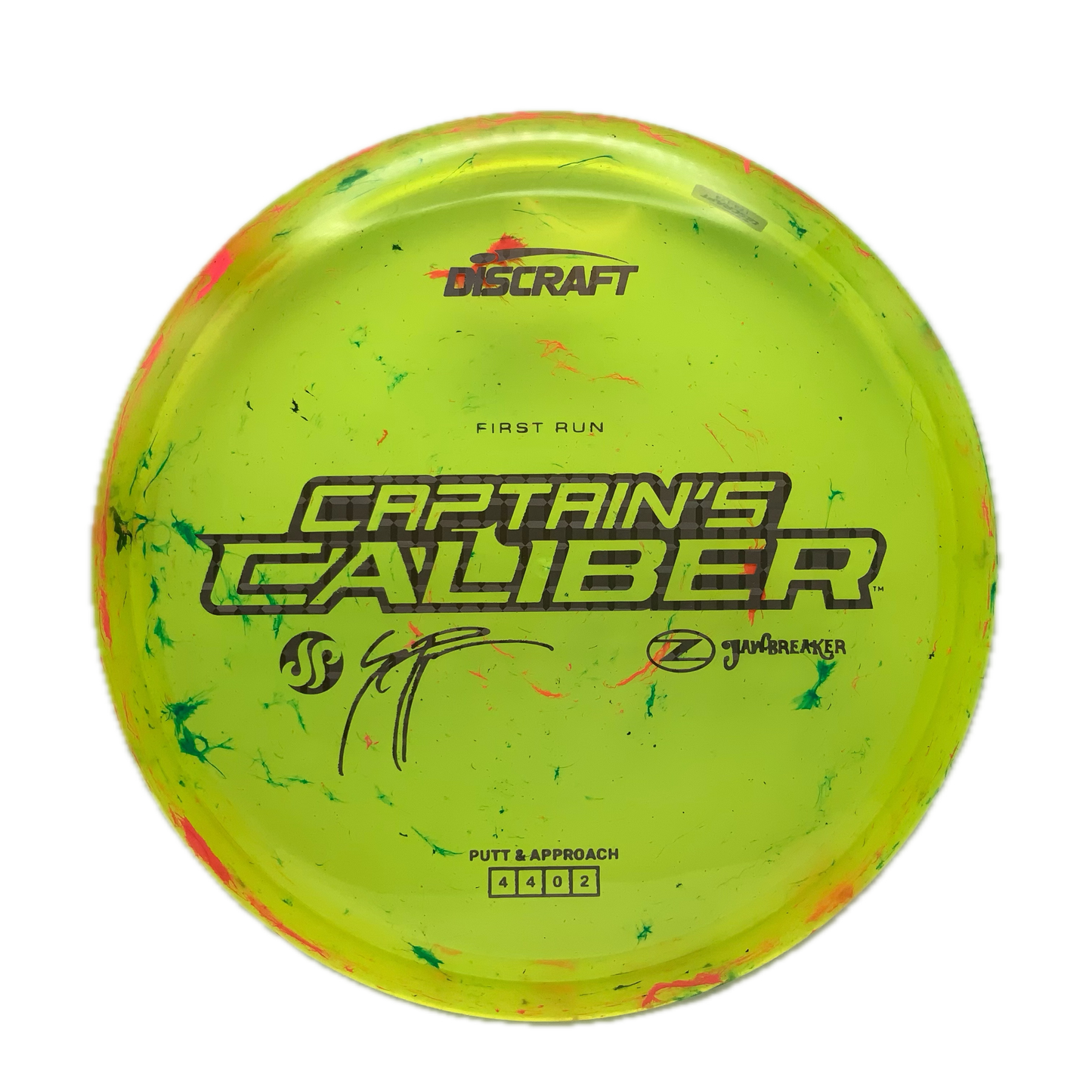 Discraft Captain's Caliber - Seppo Paju First Run Z Jawbreaker Z Jawbreaker #14 - 173-174 - Astro Discs TX - Houston Disc Golf