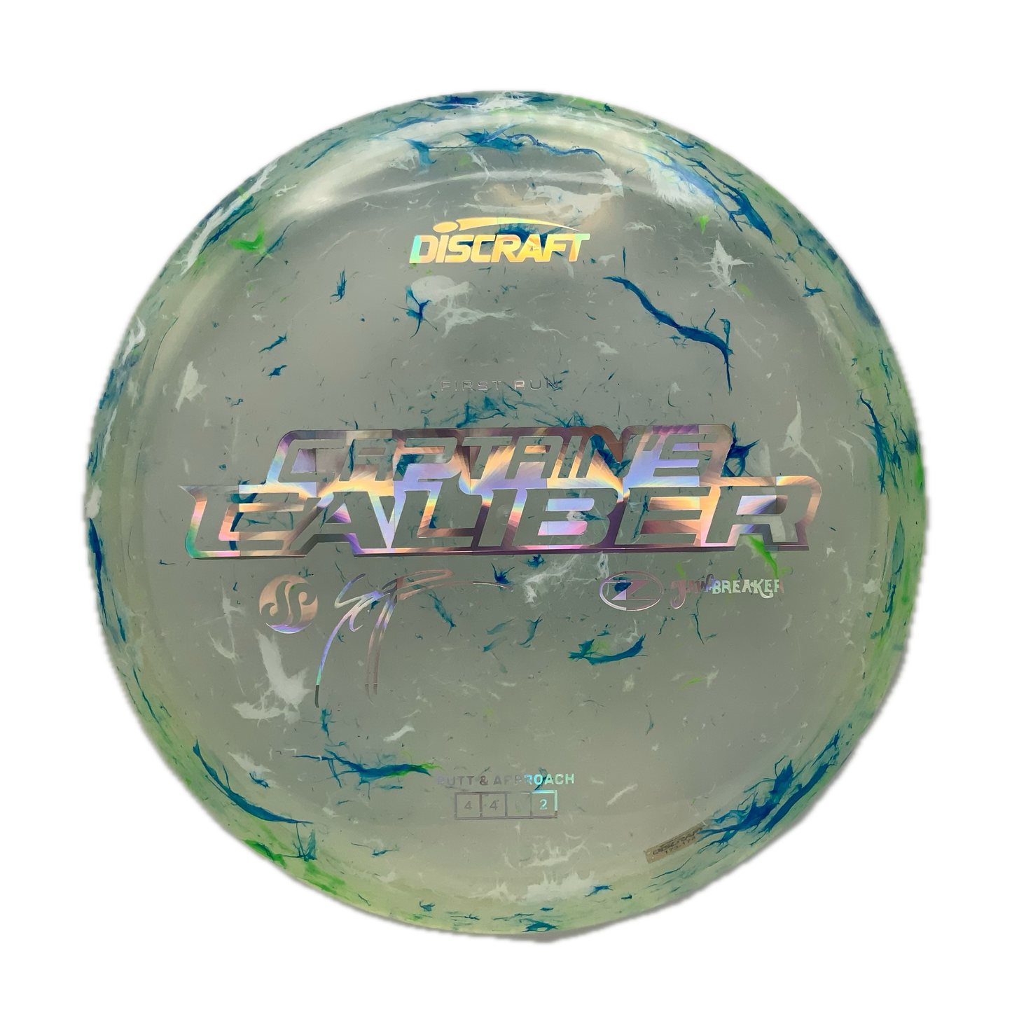 Discraft Captain's Caliber - Seppo Paju First Run Z Jawbreaker Z Jawbreaker #18 - 173-174 - Astro Discs TX - Houston Disc Golf