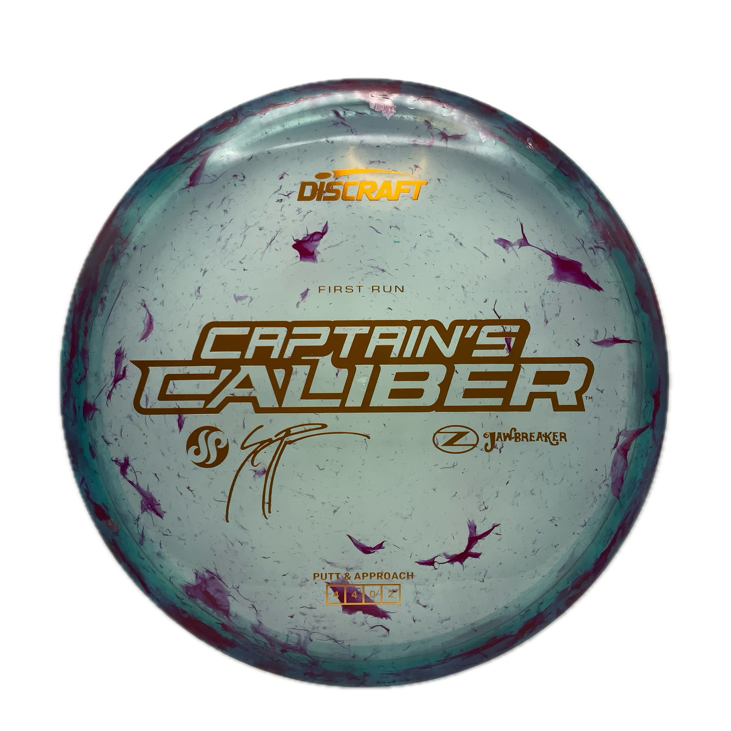 Discraft Captain's Caliber - Seppo Paju First Run Z Jawbreaker Z Jawbreaker #20 - 173-174 - Astro Discs TX - Houston Disc Golf