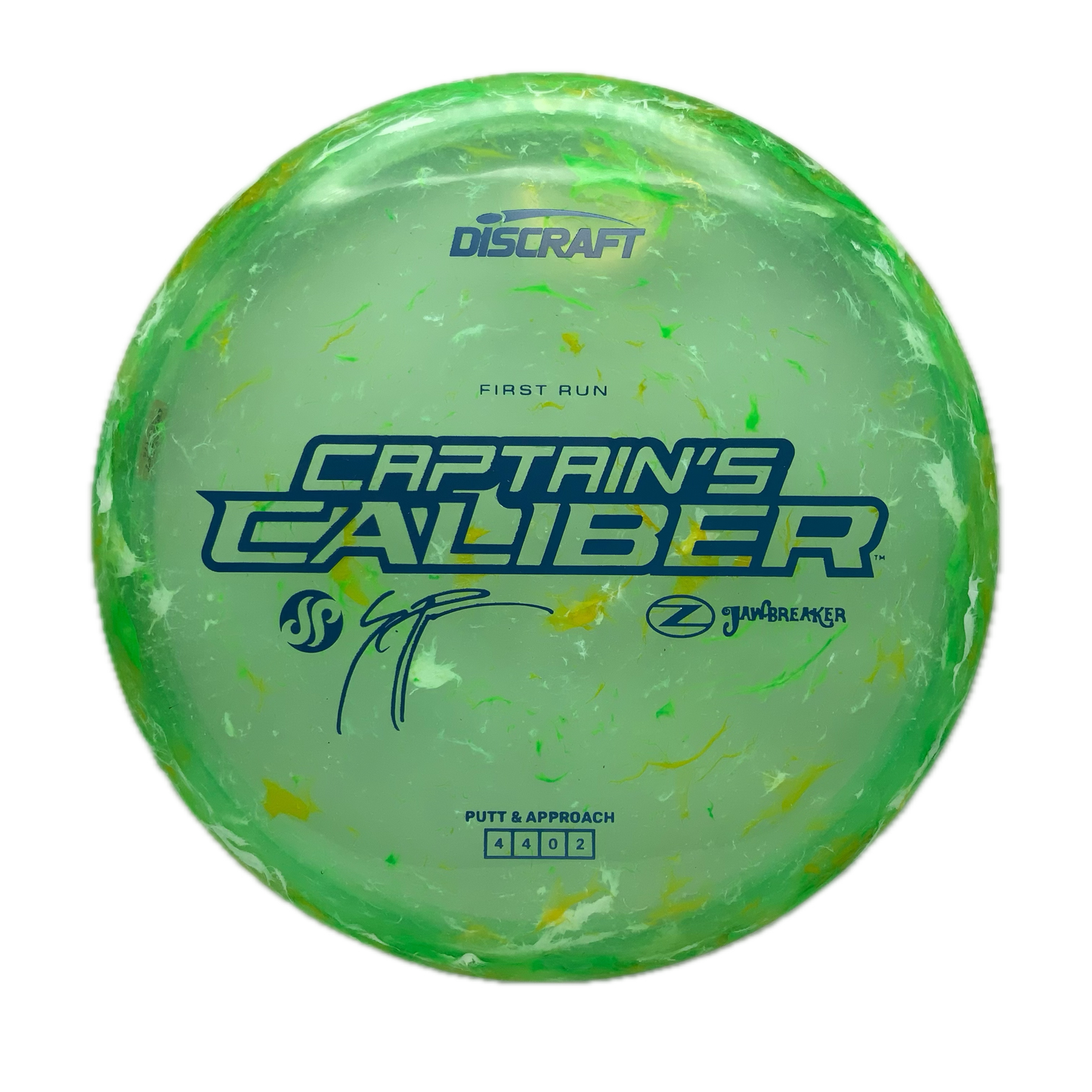 Discraft Captain's Caliber - Seppo Paju First Run Z Jawbreaker Z Jawbreaker #35 - 173-174 - Astro Discs TX - Houston Disc Golf
