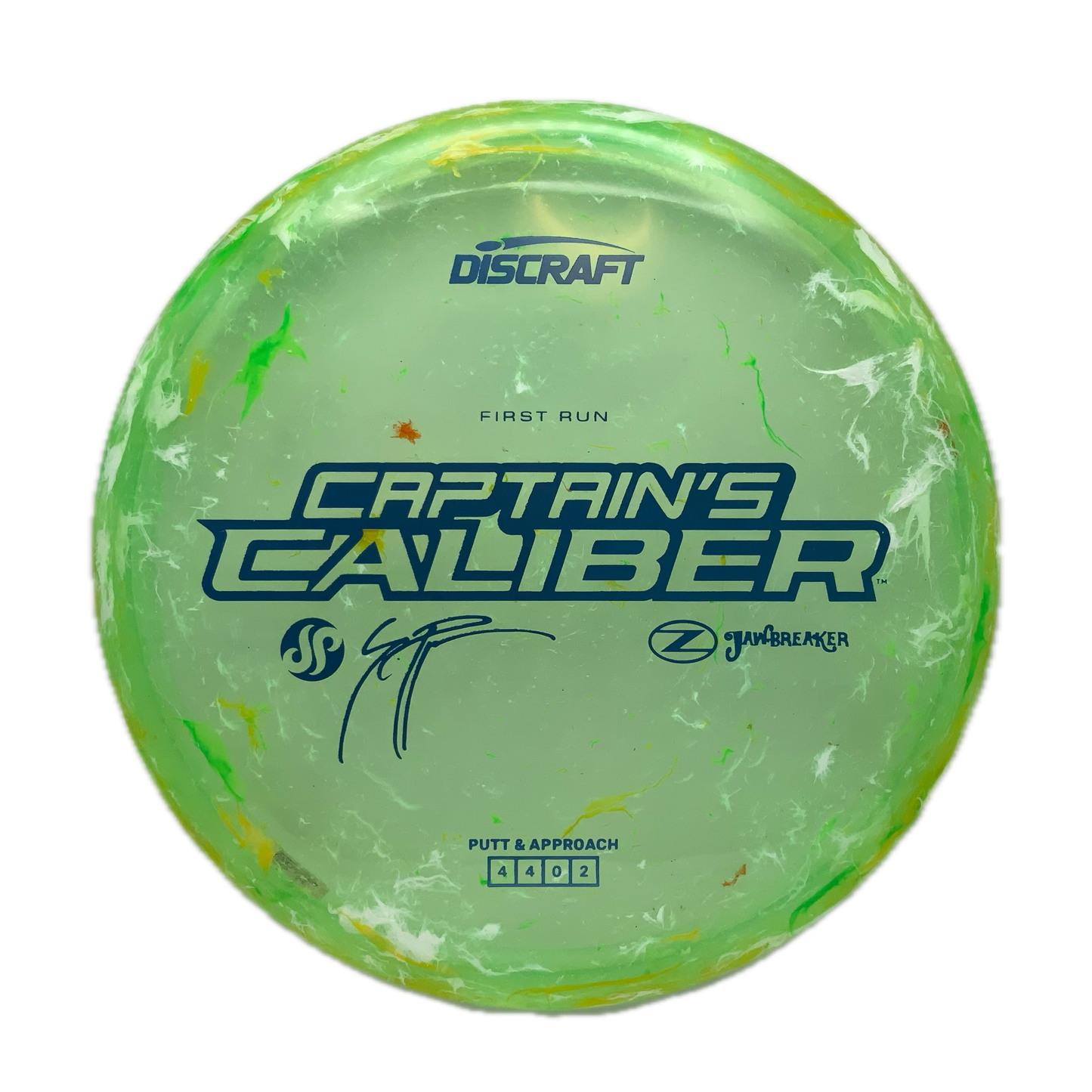 Discraft Captain's Caliber - Seppo Paju First Run Z Jawbreaker Z Jawbreaker #37 - 173-174 - Astro Discs TX - Houston Disc Golf