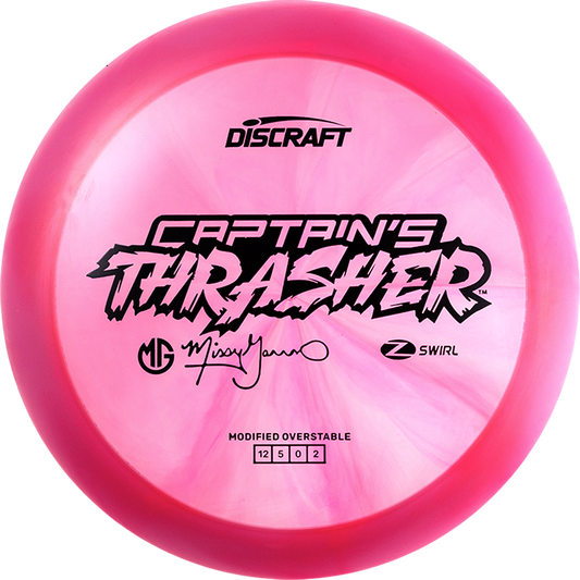 Discraft Captain's Thrasher - 2026 Missy Gannon Z-Swirl (Preorder) - Astro Discs TX - Houston Disc Golf