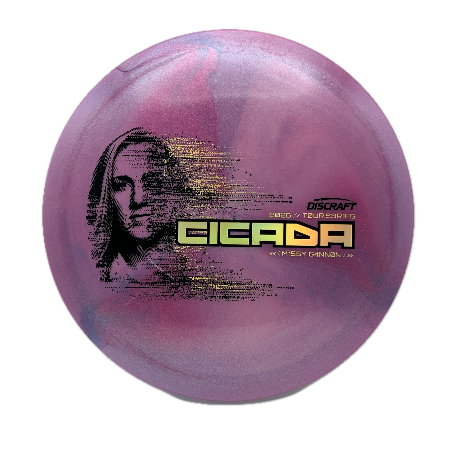 Discraft Cicada - 2026 Tour Series Special Blend Titanium x Big Z Swirl #7 - 173-174 - Astro Discs TX - Houston Disc Golf