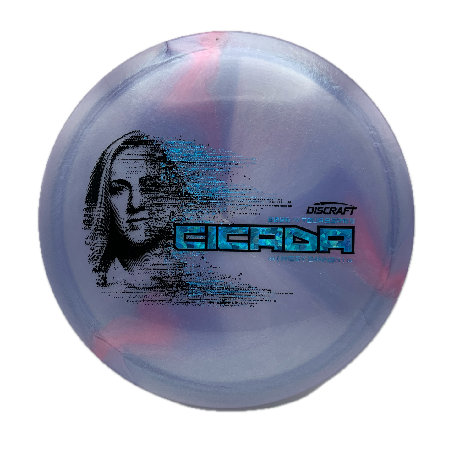 Discraft Cicada - 2026 Tour Series Special Blend Titanium x Big Z Swirl #8 - 173-174 - Astro Discs TX - Houston Disc Golf