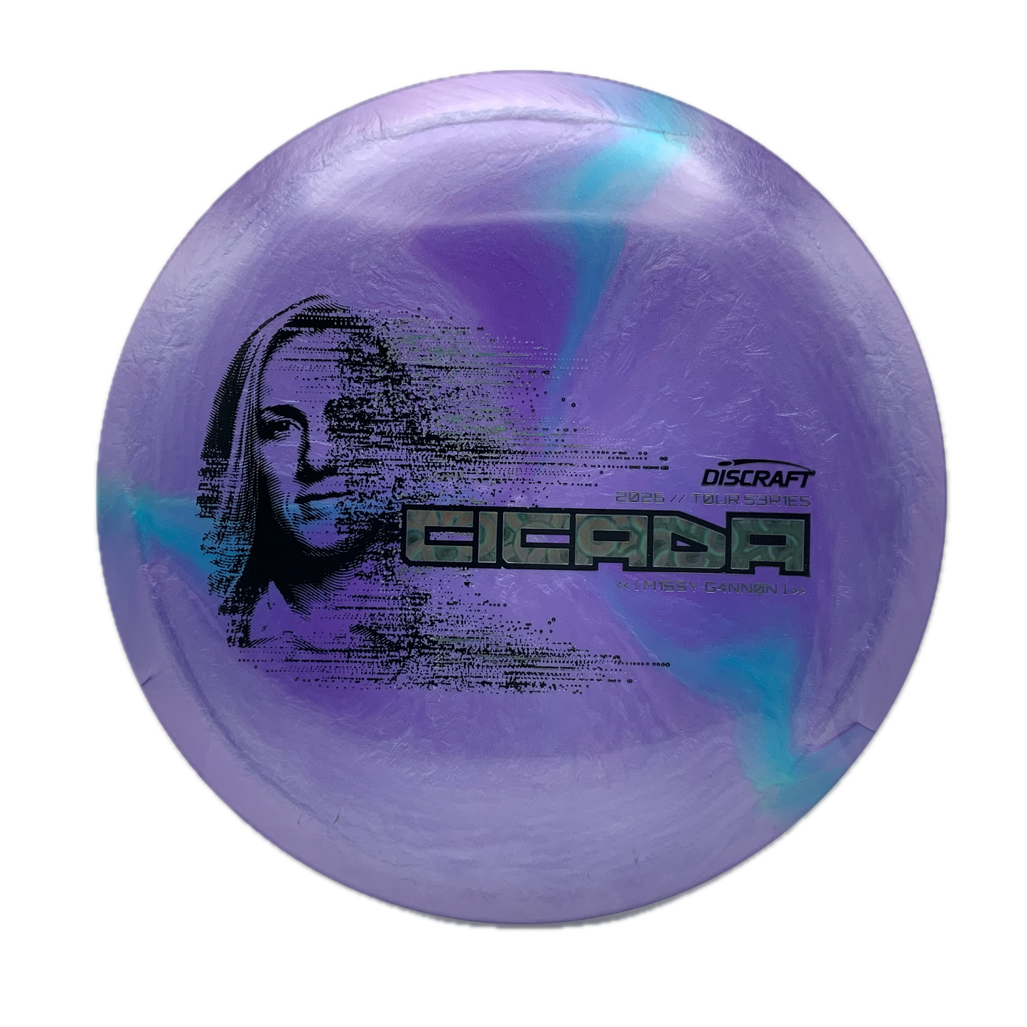 Discraft Cicada - 2026 Tour Series Special Blend Titanium x Big Z Swirl #9 - 173-174 - Astro Discs TX - Houston Disc Golf