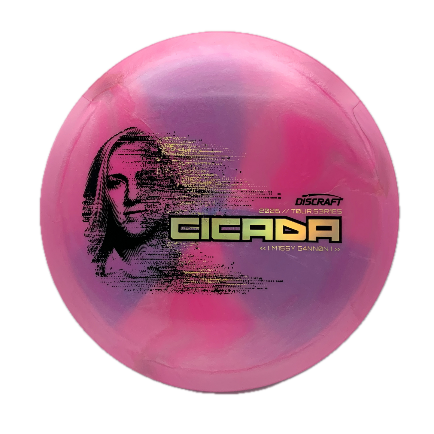 Discraft Cicada - 2026 Tour Series Special Blend Titanium x Big Z Swirl #10 - 175-176 - Astro Discs TX - Houston Disc Golf