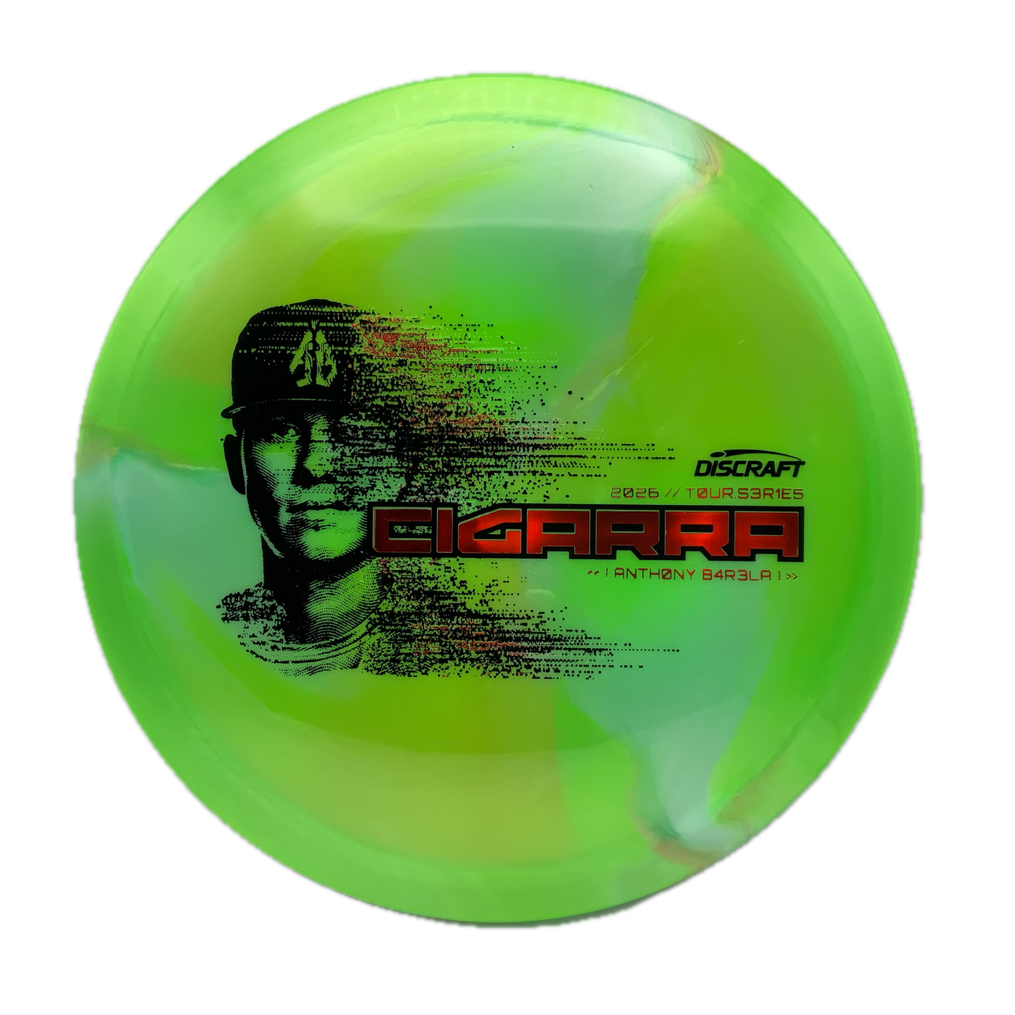 Discraft Cigarra - 2026 Tour Series Special Blend Titanium x Big Z Swirl #5 - 171 - Astro Discs TX - Houston Disc Golf