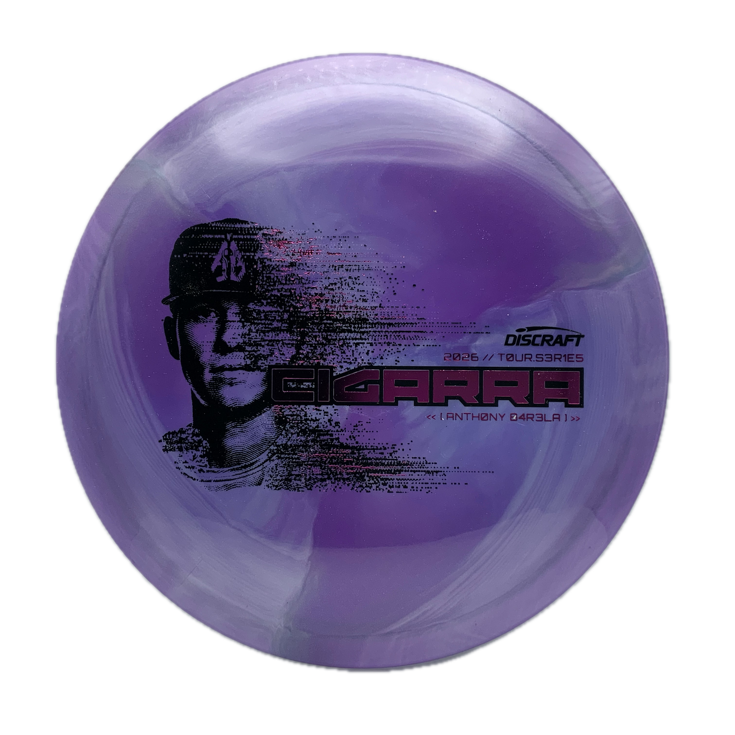 Discraft Cigarra - 2026 Tour Series Special Blend Titanium x Big Z Swirl #6 - 171 - Astro Discs TX - Houston Disc Golf