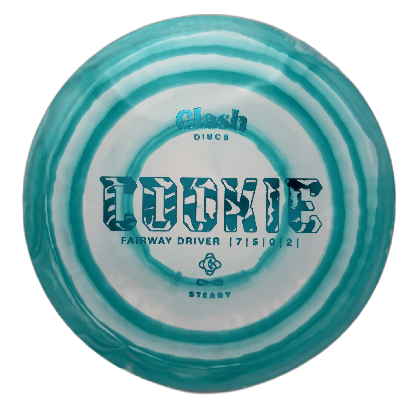Clash Cookie Steady Ring Teal 5 - 172 - Astro Discs TX - Houston Disc Golf