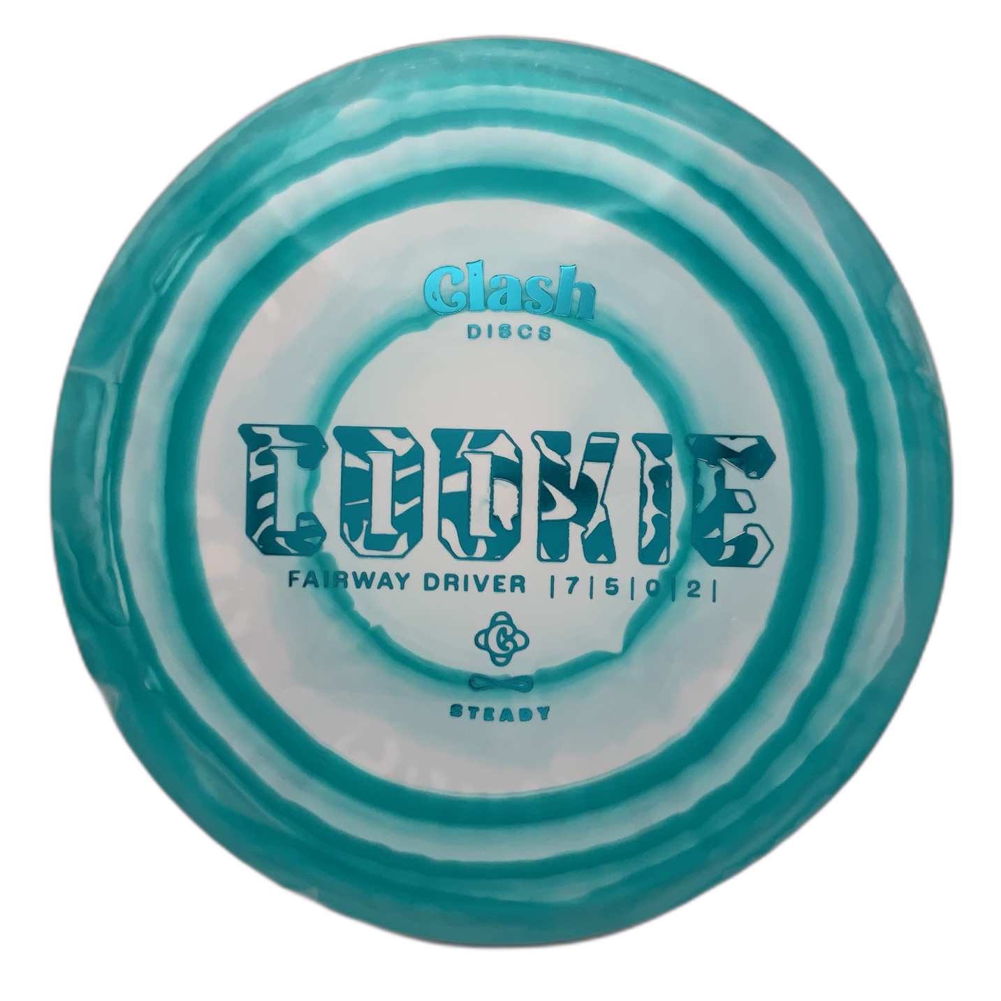 Clash Cookie Steady Ring Teal 12 - 172 - Astro Discs TX - Houston Disc Golf