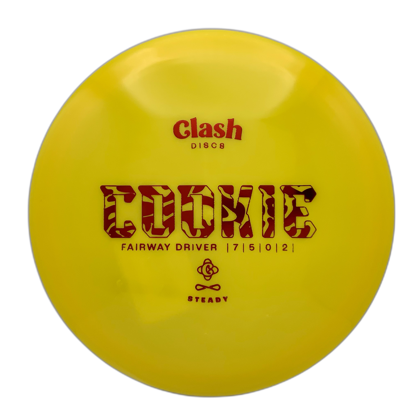 Clash Cookie Steady Yellow 9 - 175 - Astro Discs TX - Houston Disc Golf