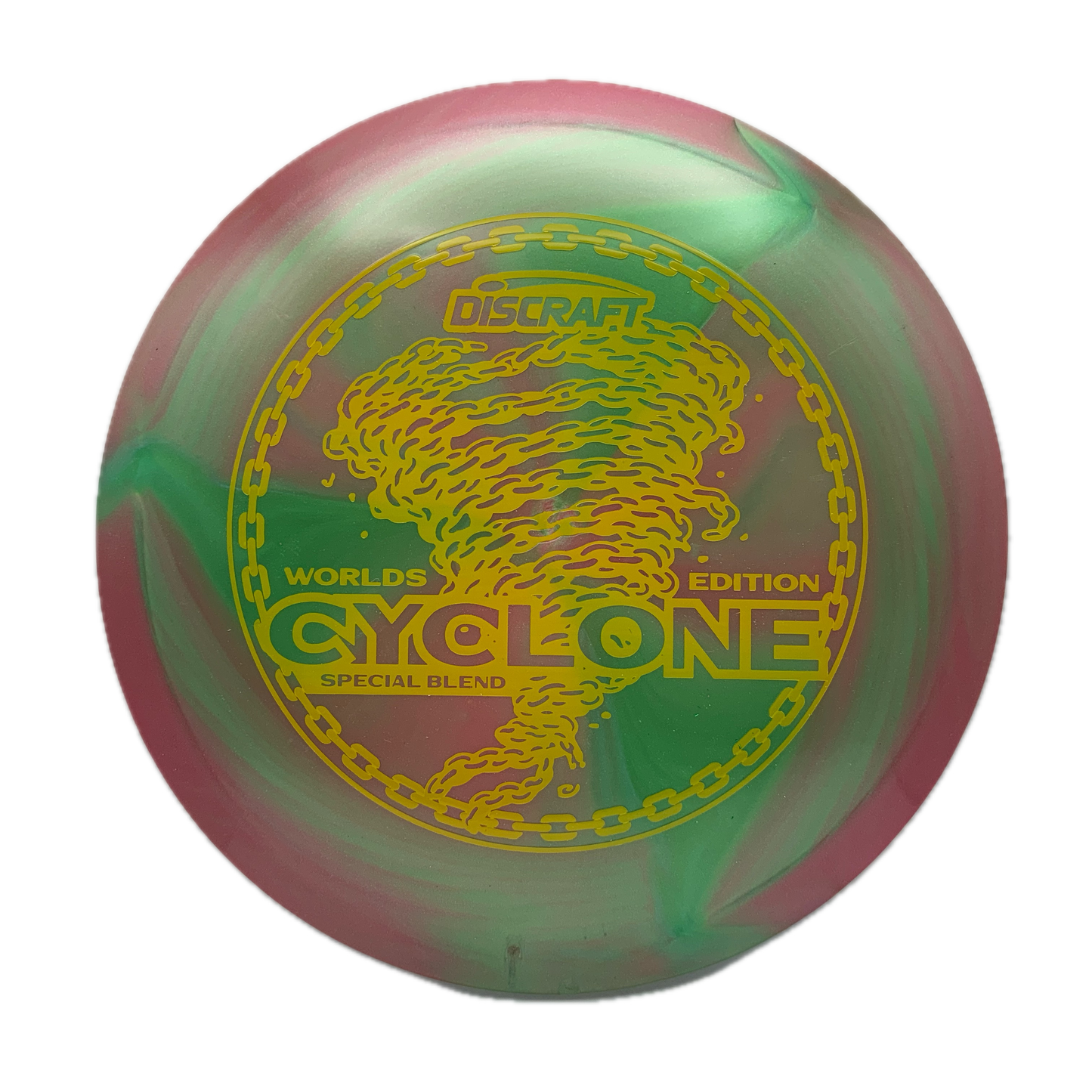 Discraft Cyclone - 2026 Worlds ESP Swirl #3 - 173-174 - Astro Discs TX - Houston Disc Golf