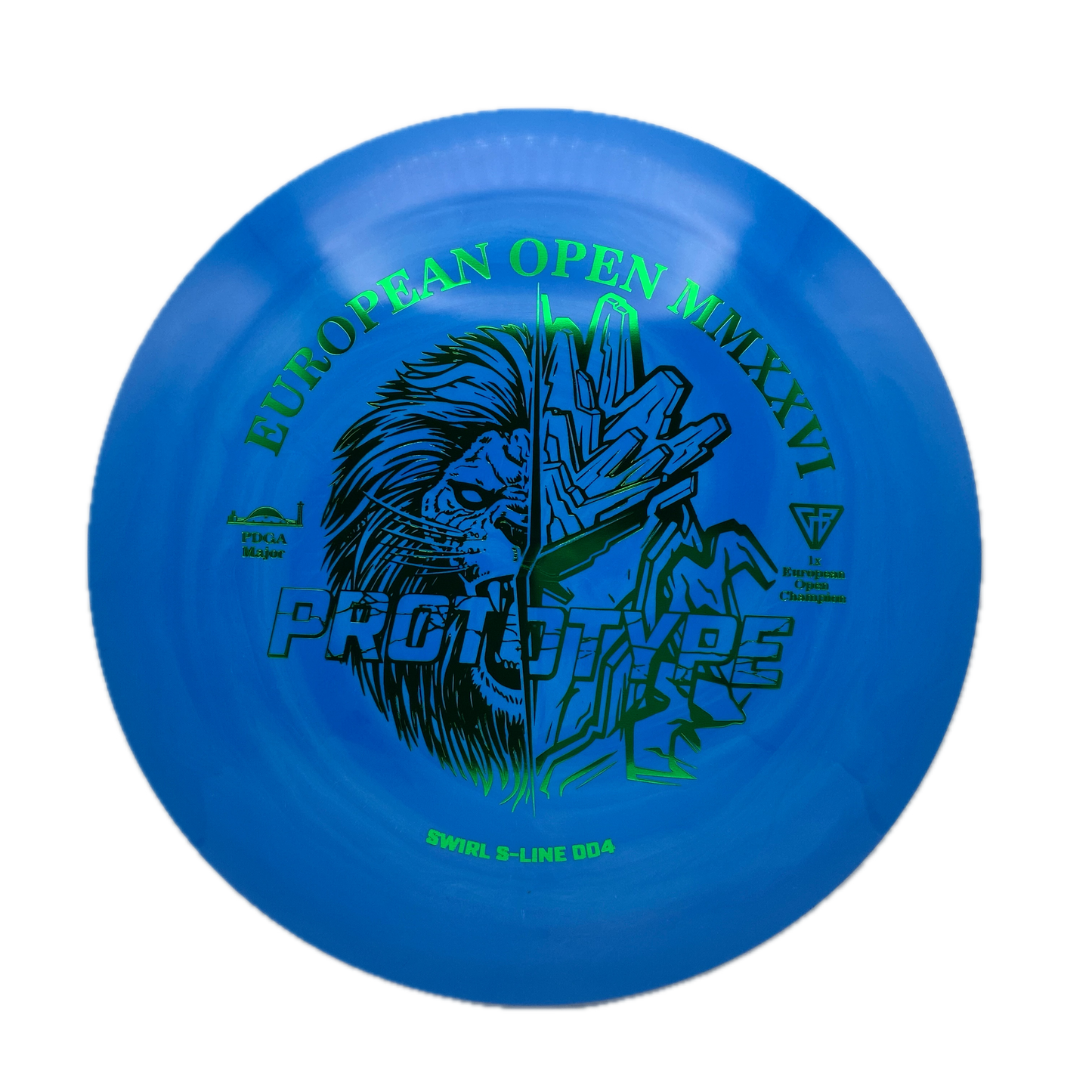 Discmania DD4 (EO2026 Fundraiser) Prototype Swirl S-Line #6 - 174 - Astro Discs TX - Houston Disc Golf