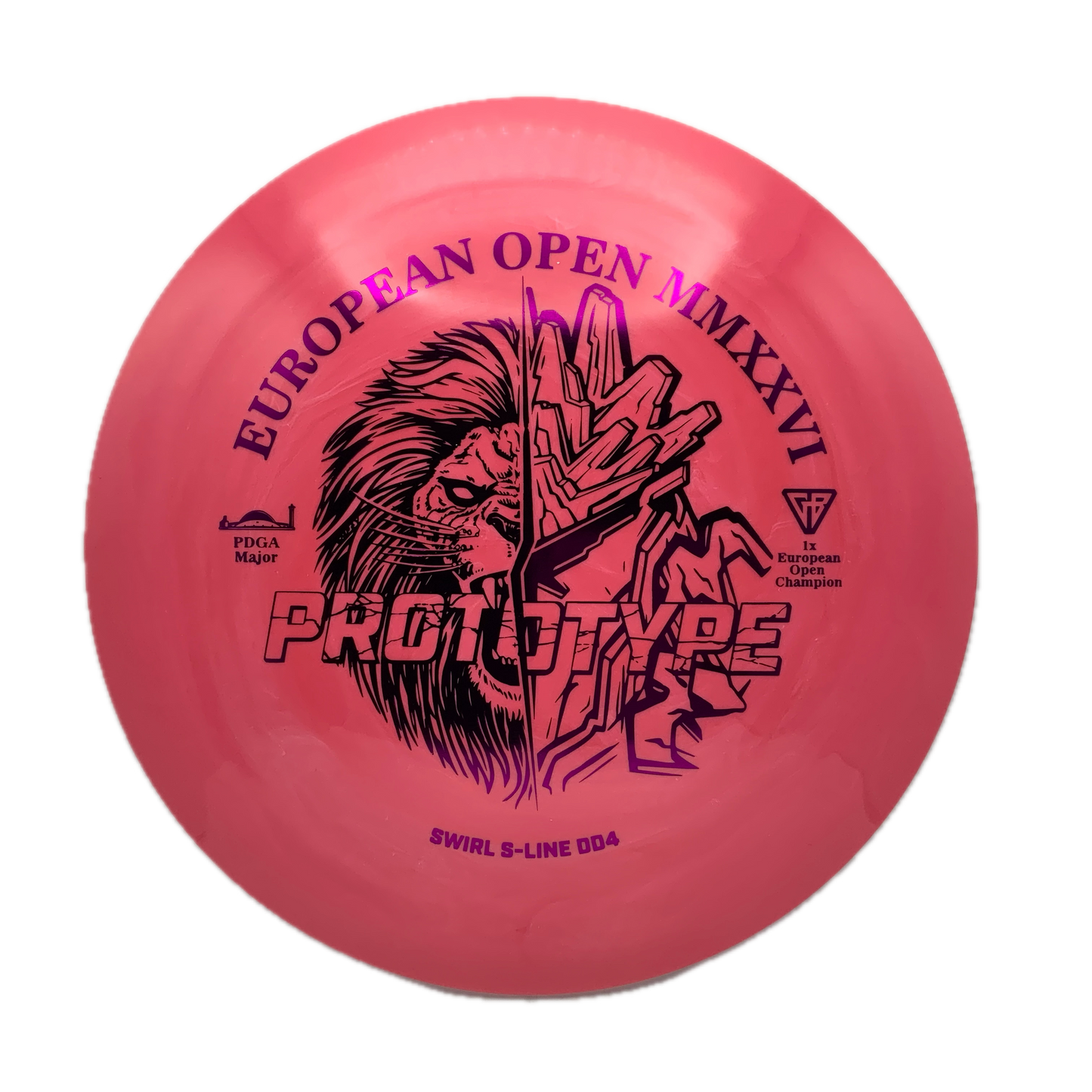 Discmania DD4 (EO2026 Fundraiser) Prototype Swirl S-Line #8 - 175 - Astro Discs TX - Houston Disc Golf