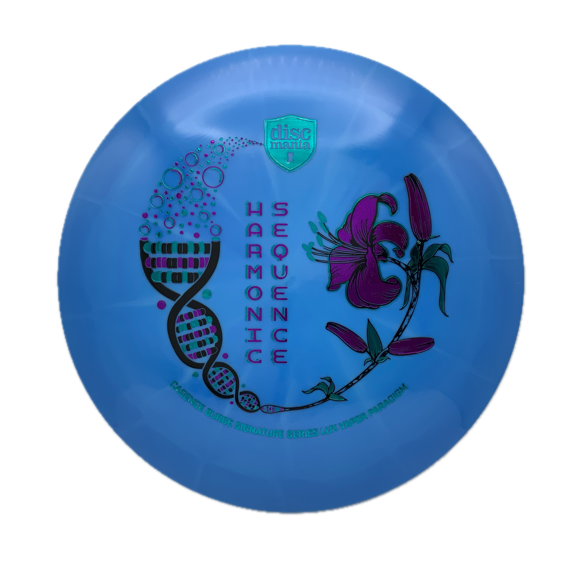 Discmania Harmonic Sequence - Cadence Burge Signature Series Lux Vapor Paradigm (Triple Stamp) Lux Vapor #1 - 173 - Astro Discs TX - Houston Disc Golf