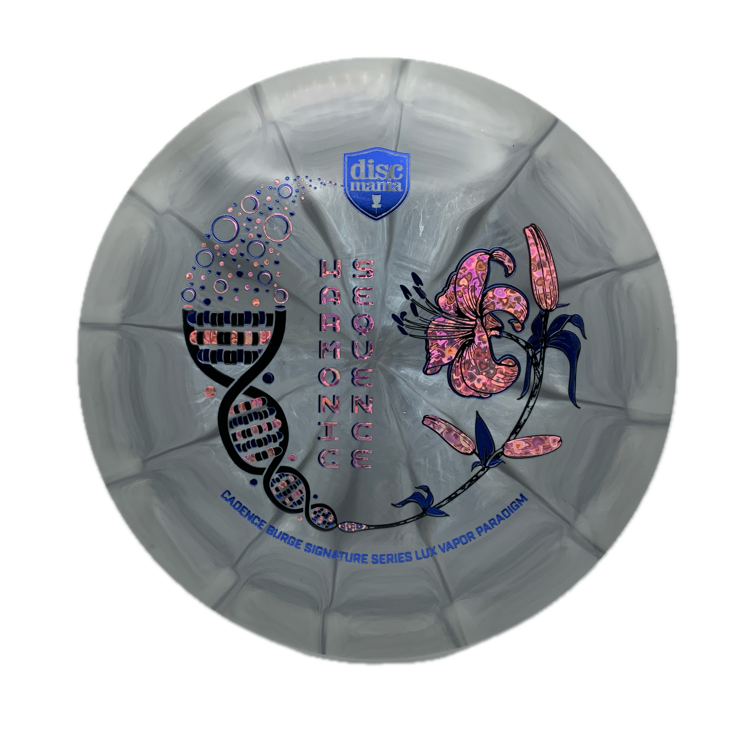 Discmania Harmonic Sequence - Cadence Burge Signature Series Lux Vapor Paradigm (Triple Stamp) Lux Vapor #3 - 175 - Astro Discs TX - Houston Disc Golf