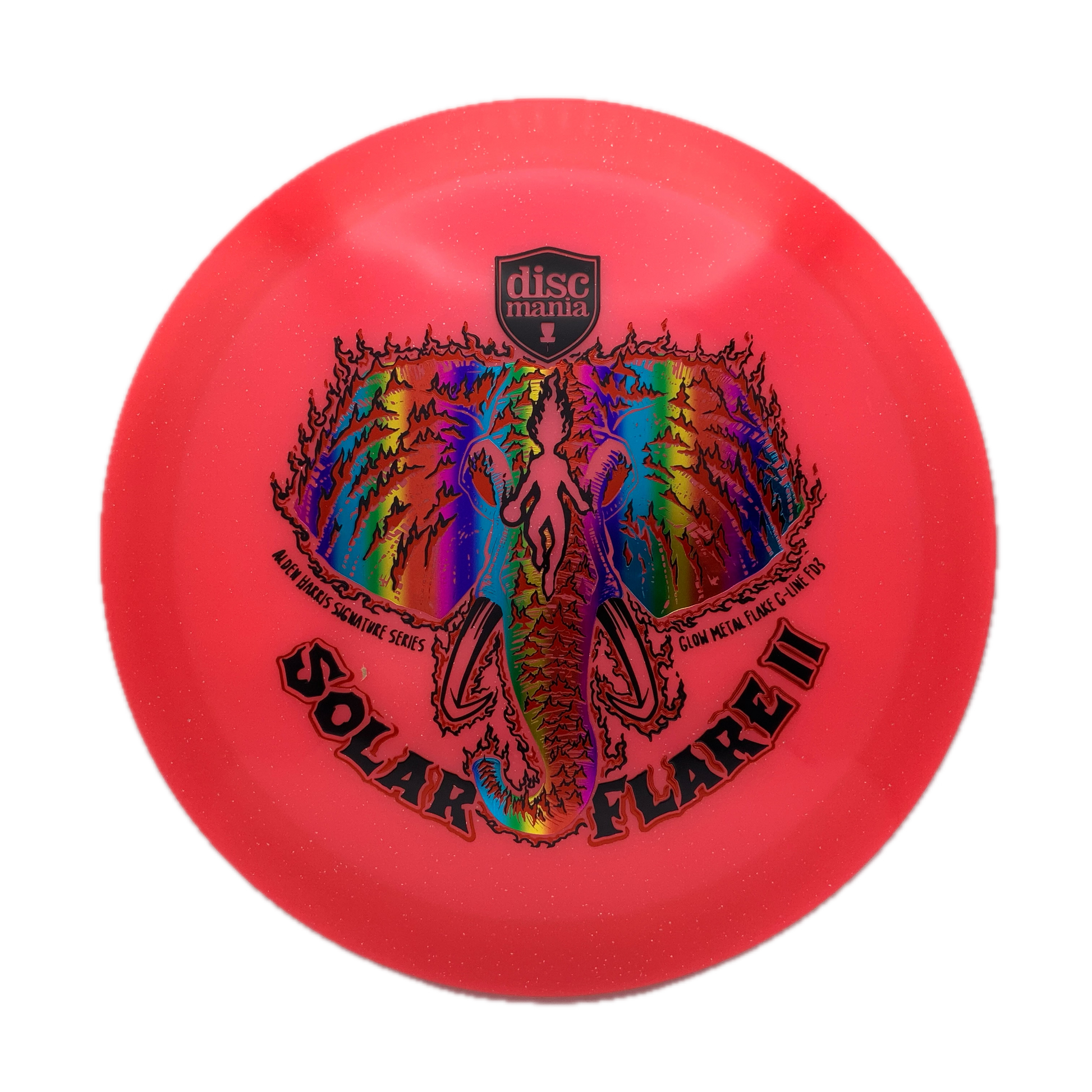 Discmania Solar Flare 2 - Alden Harris SE Glow Metal Flake C-Line #3 - 171 - Astro Discs TX - Houston Disc Golf