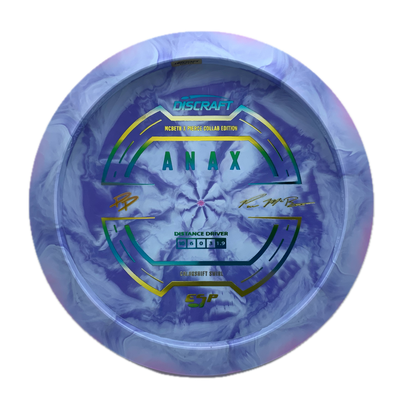 Discraft Anax - 2025 Paul McBeth & Paige Pierce Collab ESP #7 - 170-172 - Astro Discs TX - Houston Disc Golf