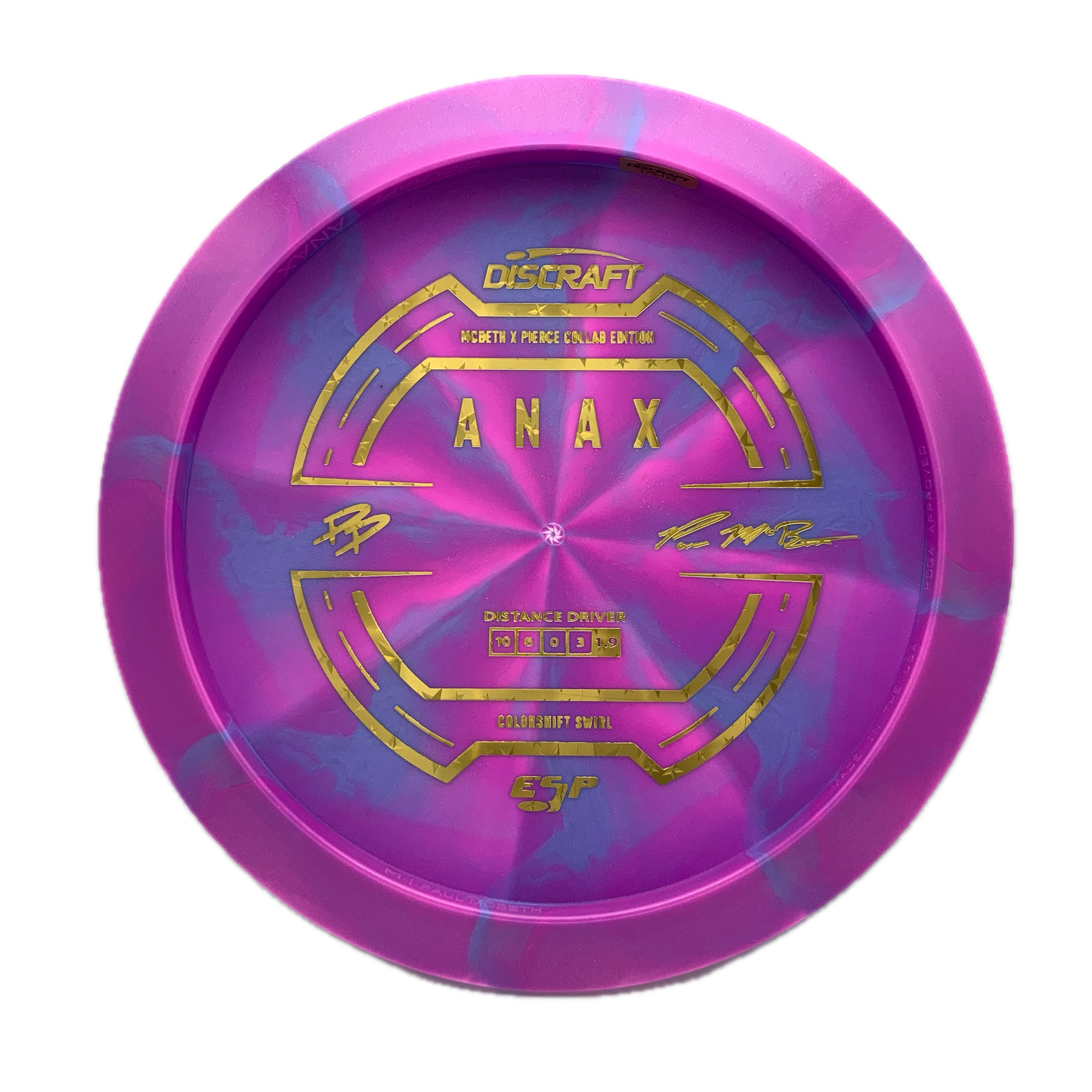 Discraft Anax - 2025 Paul McBeth & Paige Pierce Collab ESP #11 - 170-172 - Astro Discs TX - Houston Disc Golf