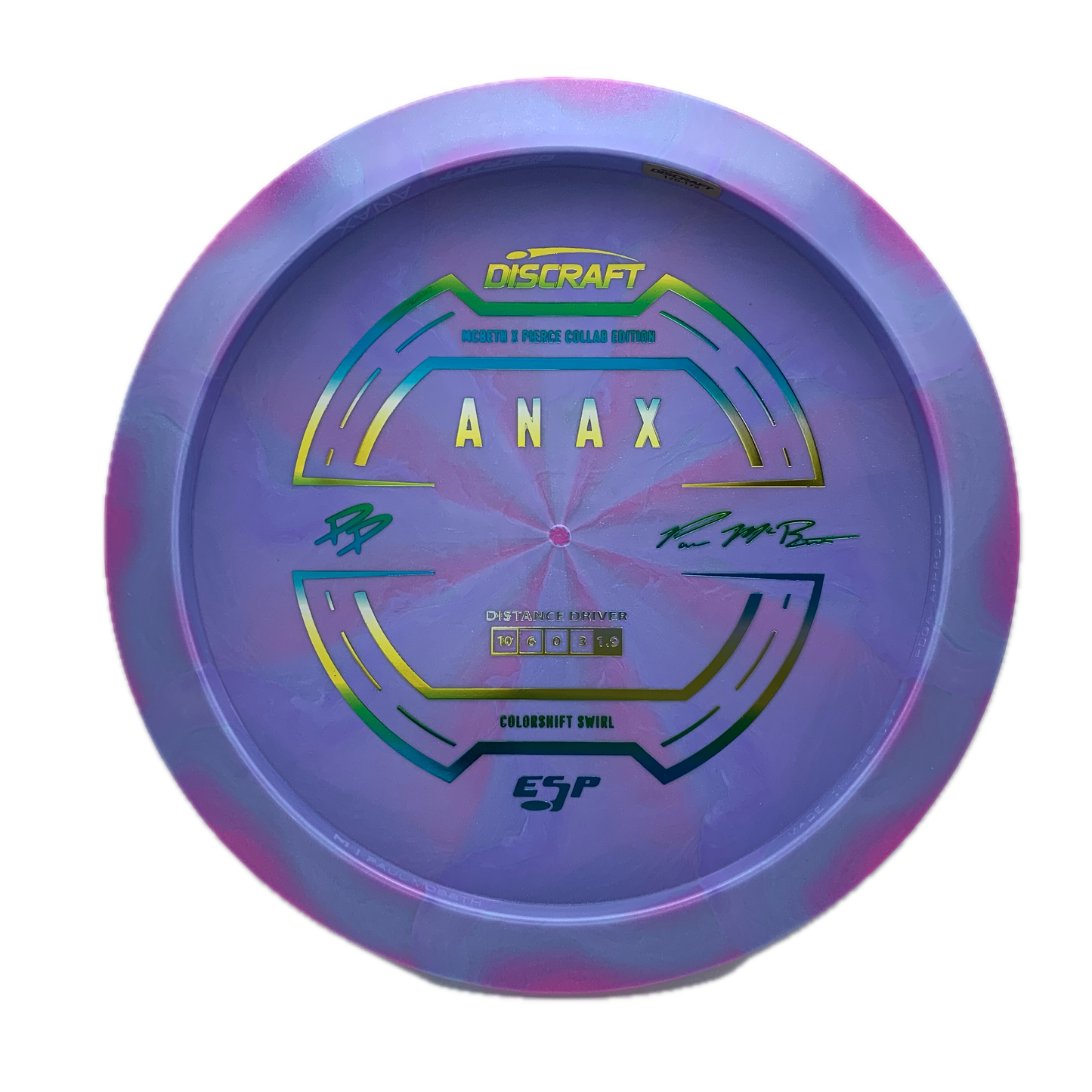 Discraft Anax - 2025 Paul McBeth & Paige Pierce Collab ESP #12 - 170-172 - Astro Discs TX - Houston Disc Golf