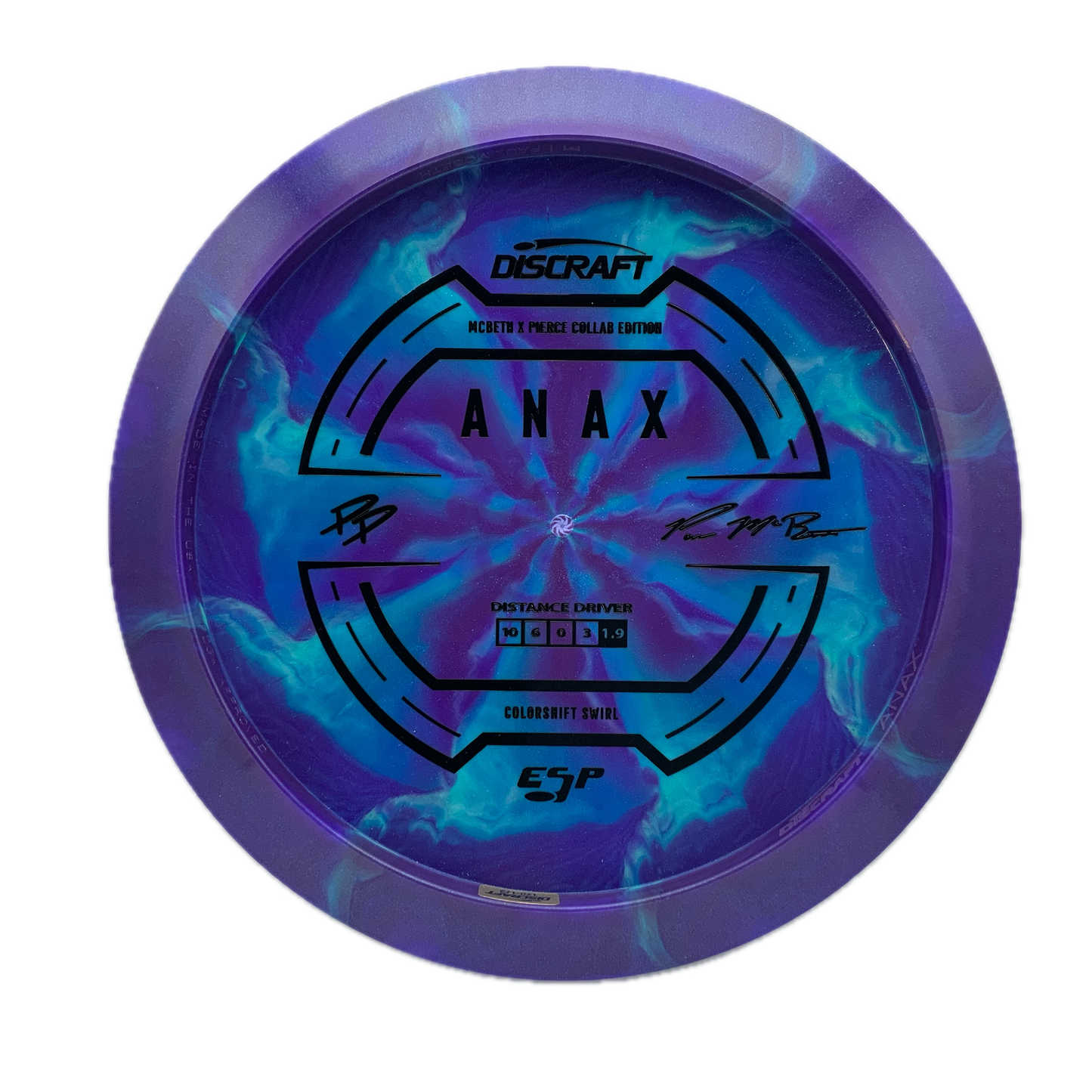Discraft Anax - 2025 Paul McBeth & Paige Pierce Collab ESP #18 - 170-172 - Astro Discs TX - Houston Disc Golf