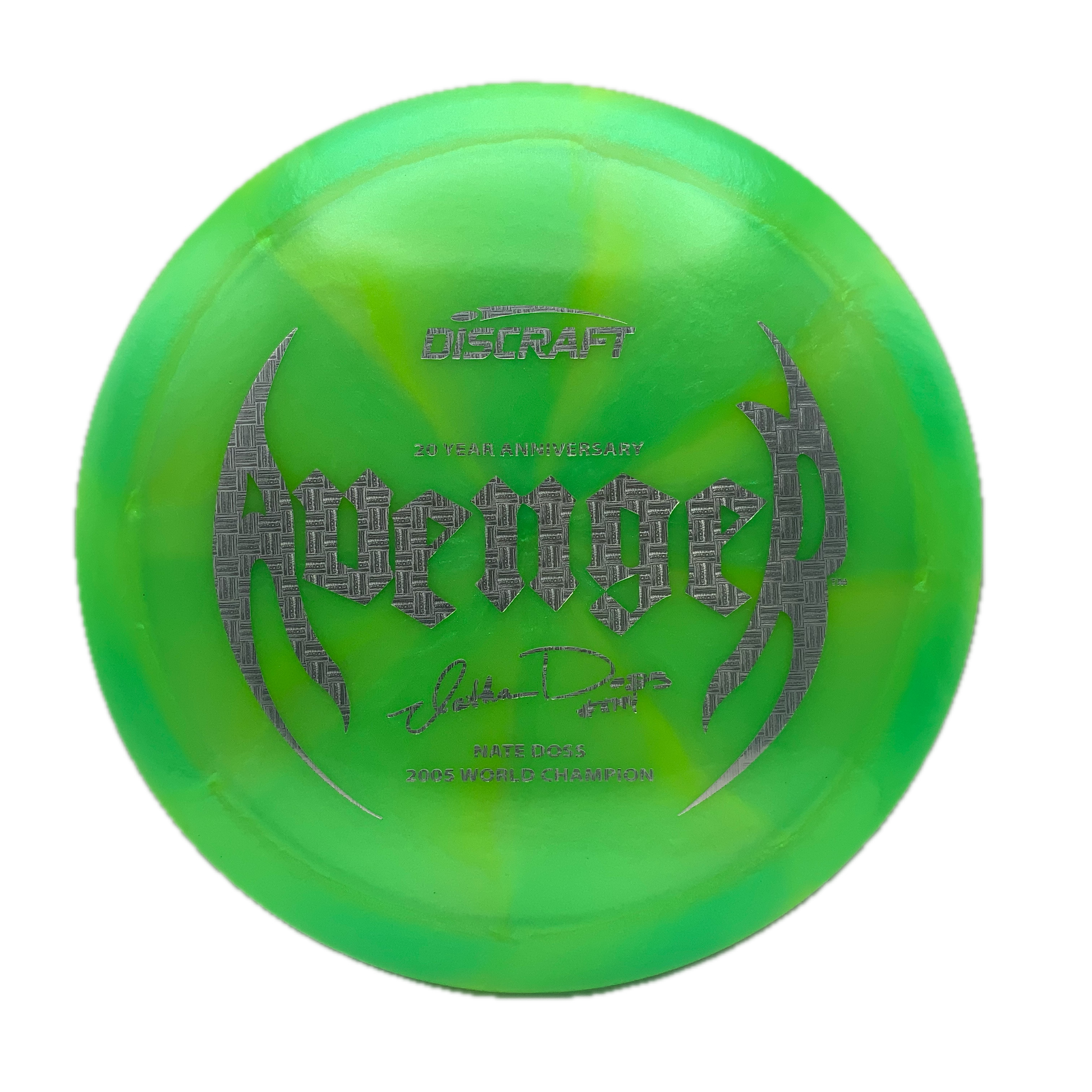 Discraft Avenger - Nate Doss 20th Z Swirl #5 - 173-174 - Astro Discs TX - Houston Disc Golf