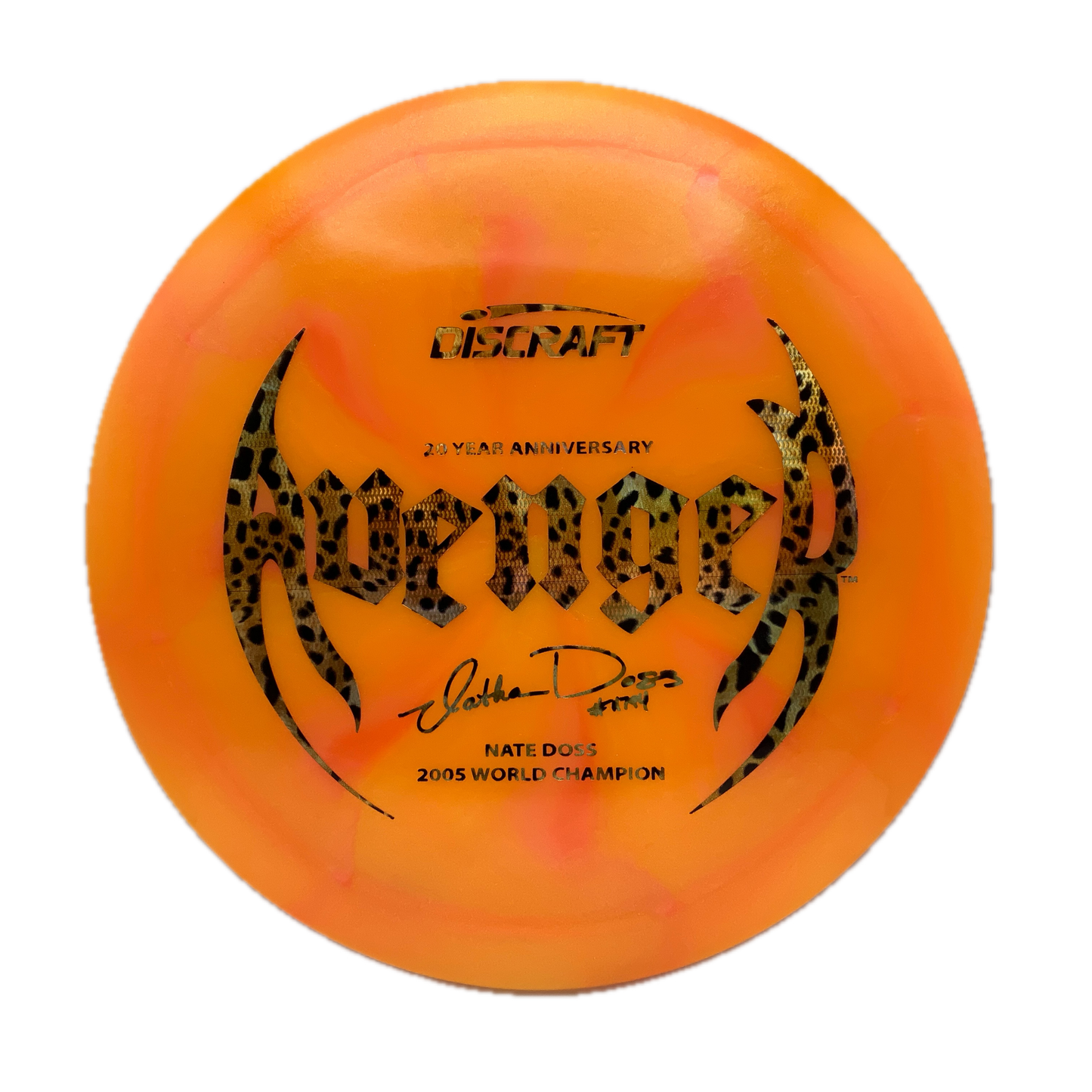 Discraft Avenger - Nate Doss 20th Z Swirl #7 - 173-174 - Astro Discs TX - Houston Disc Golf