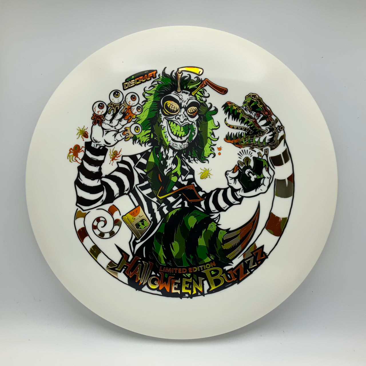 Discraft Buzzz - Glo - 2025 Limited Edition Halloween Glo #43 - 177+ - Astro Discs TX - Houston Disc Golf