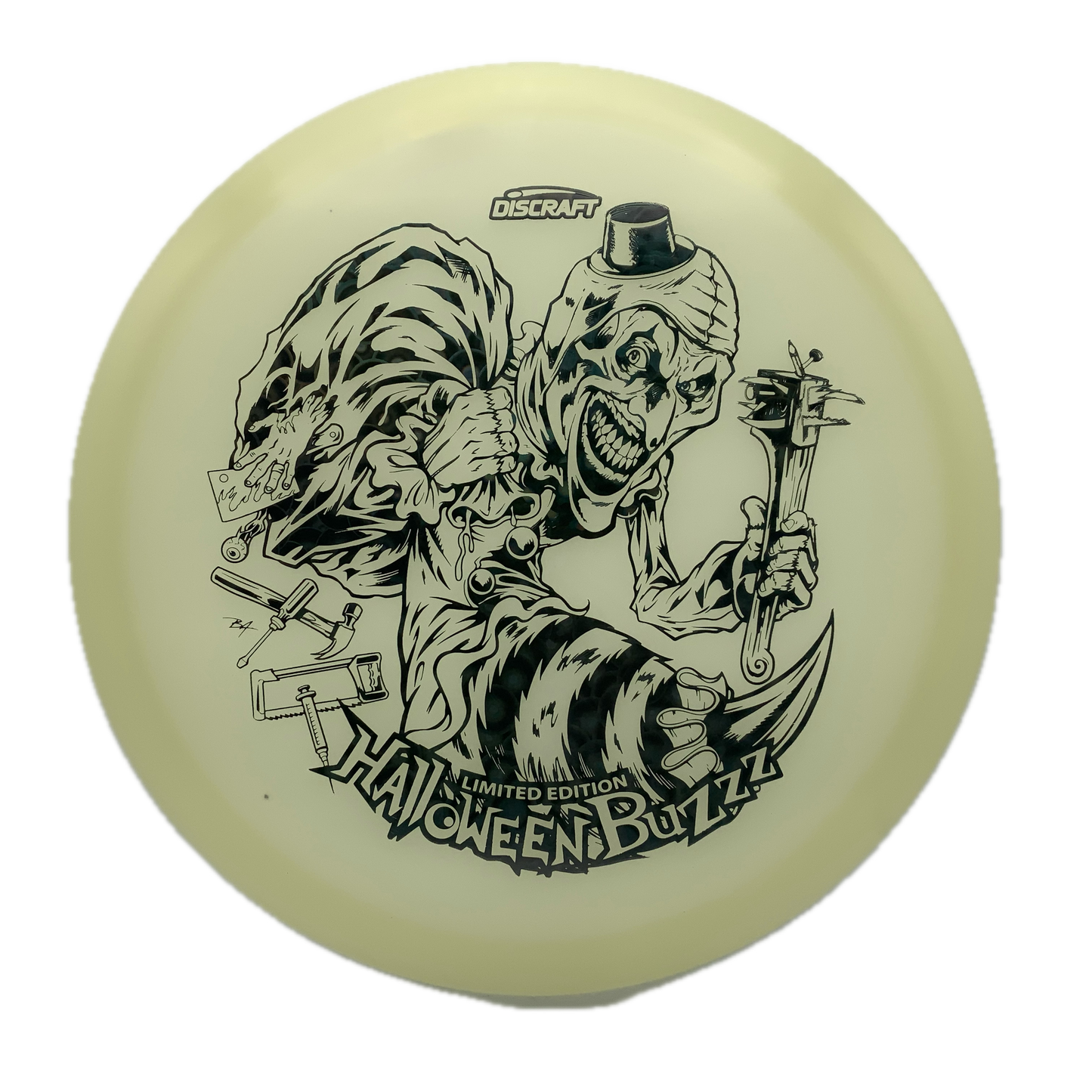 Discraft Buzzz - Mega Glo - 2025 Limited Edition Halloween Mega Glo #26 - 175-176 - Astro Discs TX - Houston Disc Golf
