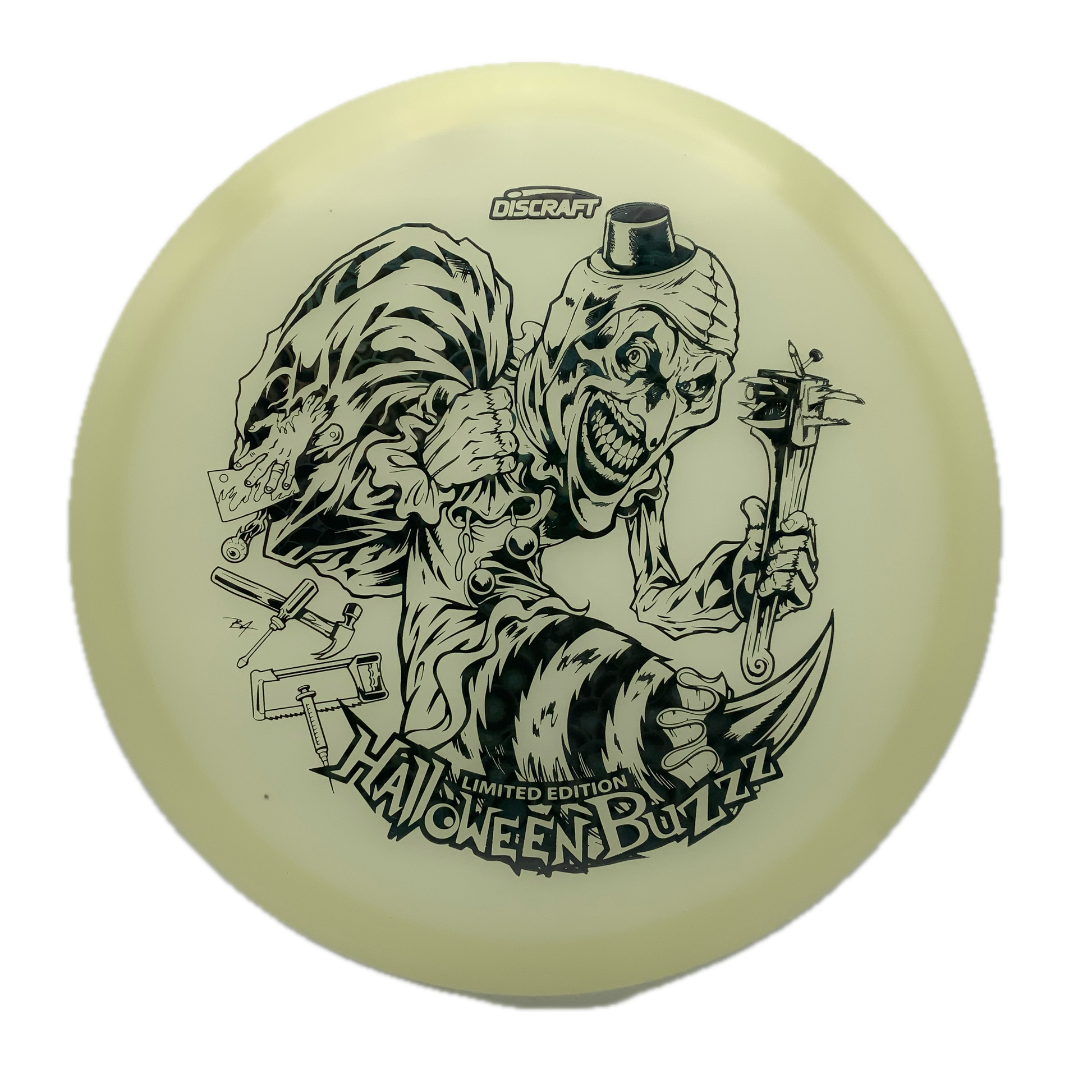 Discraft Buzzz - Mega Glo - 2025 Limited Edition Halloween Mega Glo #26 - 175-176 - Astro Discs TX - Houston Disc Golf
