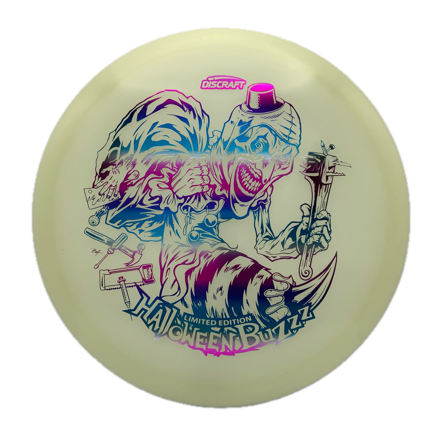 Discraft Buzzz - Mega Glo - 2025 Limited Edition Halloween Mega Glo #36 - 177+ - Astro Discs TX - Houston Disc Golf