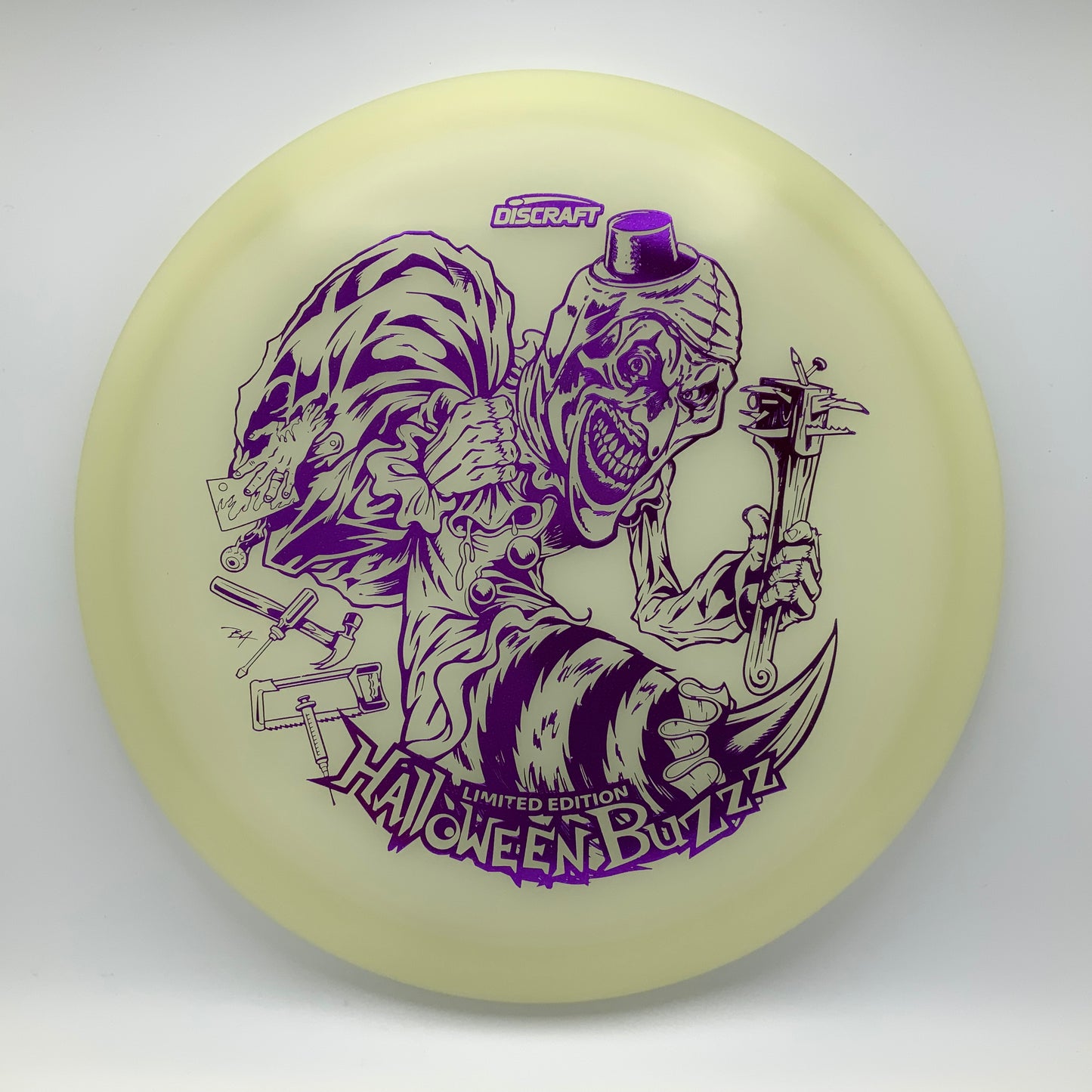 Discraft Buzzz - Mega Glo - 2025 Limited Edition Halloween Mega Glo #41 - 177+ - Astro Discs TX - Houston Disc Golf