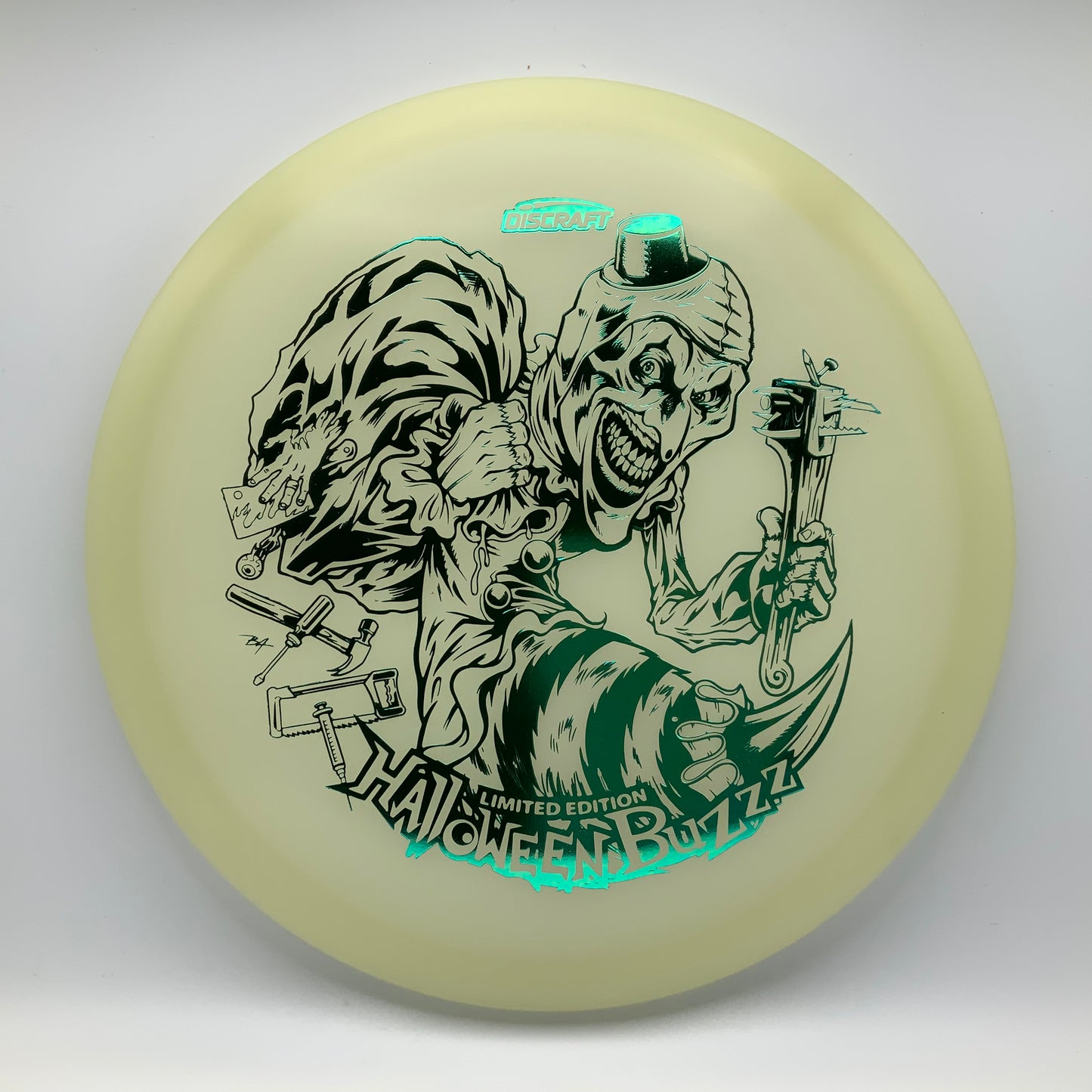 Discraft Buzzz - Mega Glo - 2025 Limited Edition Halloween Mega Glo #48 - 177+ - Astro Discs TX - Houston Disc Golf