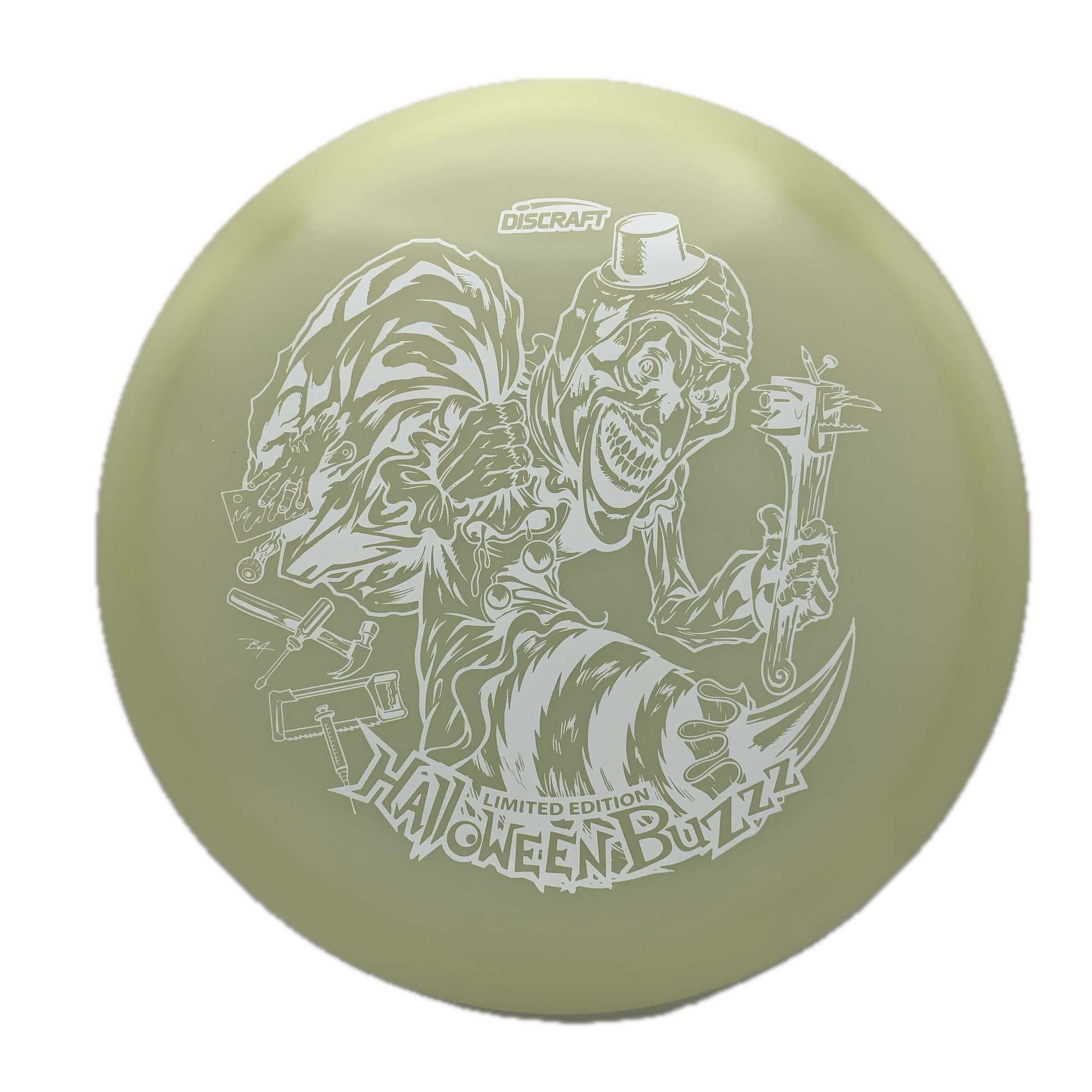 Discraft Buzzz - Mega Glo - 2025 Limited Edition Halloween Mega Glo #51 - 177+ - Astro Discs TX - Houston Disc Golf