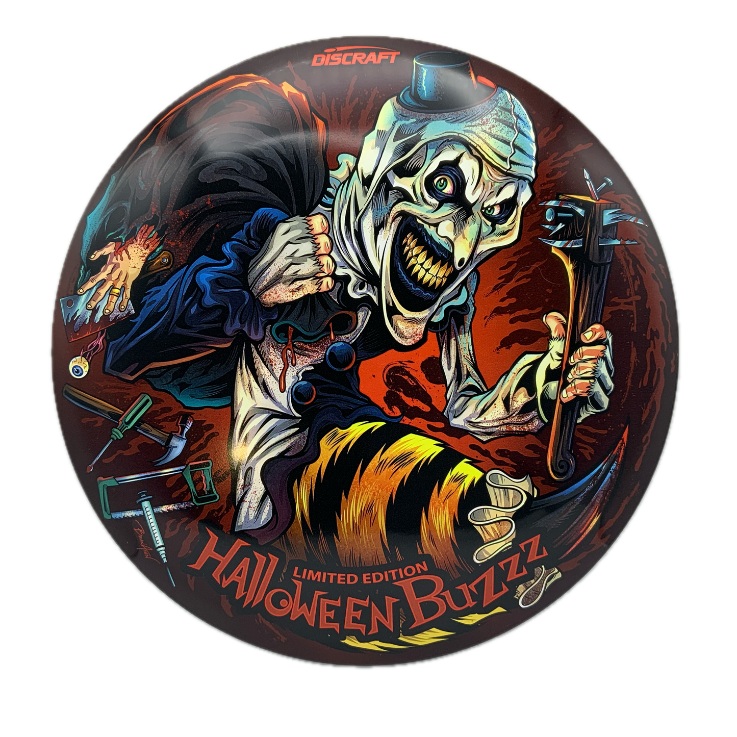 Discraft Buzzz - Super Color - 2025 Limited Edition Halloween SuperColor #27 - 170-172 - Astro Discs TX - Houston Disc Golf