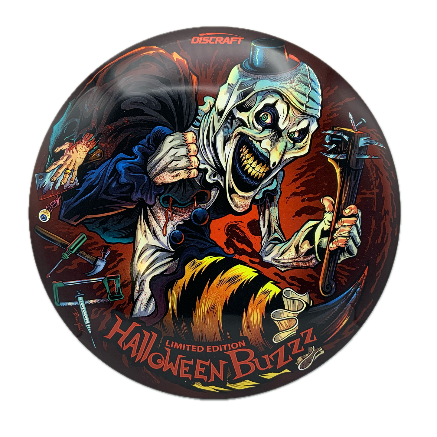 Discraft Buzzz - Super Color - 2025 Limited Edition Halloween SuperColor #28 - 170-172 - Astro Discs TX - Houston Disc Golf