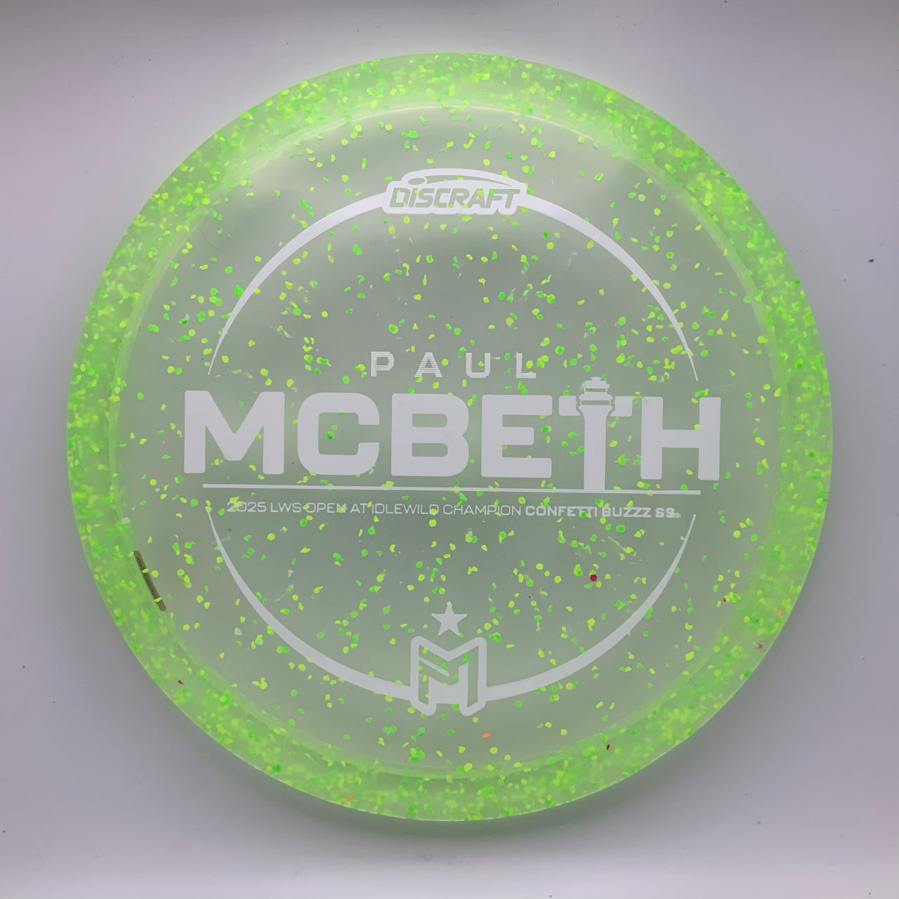Discraft Buzzz SS - Paul McBeth Victory Edition Z Confetti #45 - 173-174 - Astro Discs TX - Houston Disc Golf